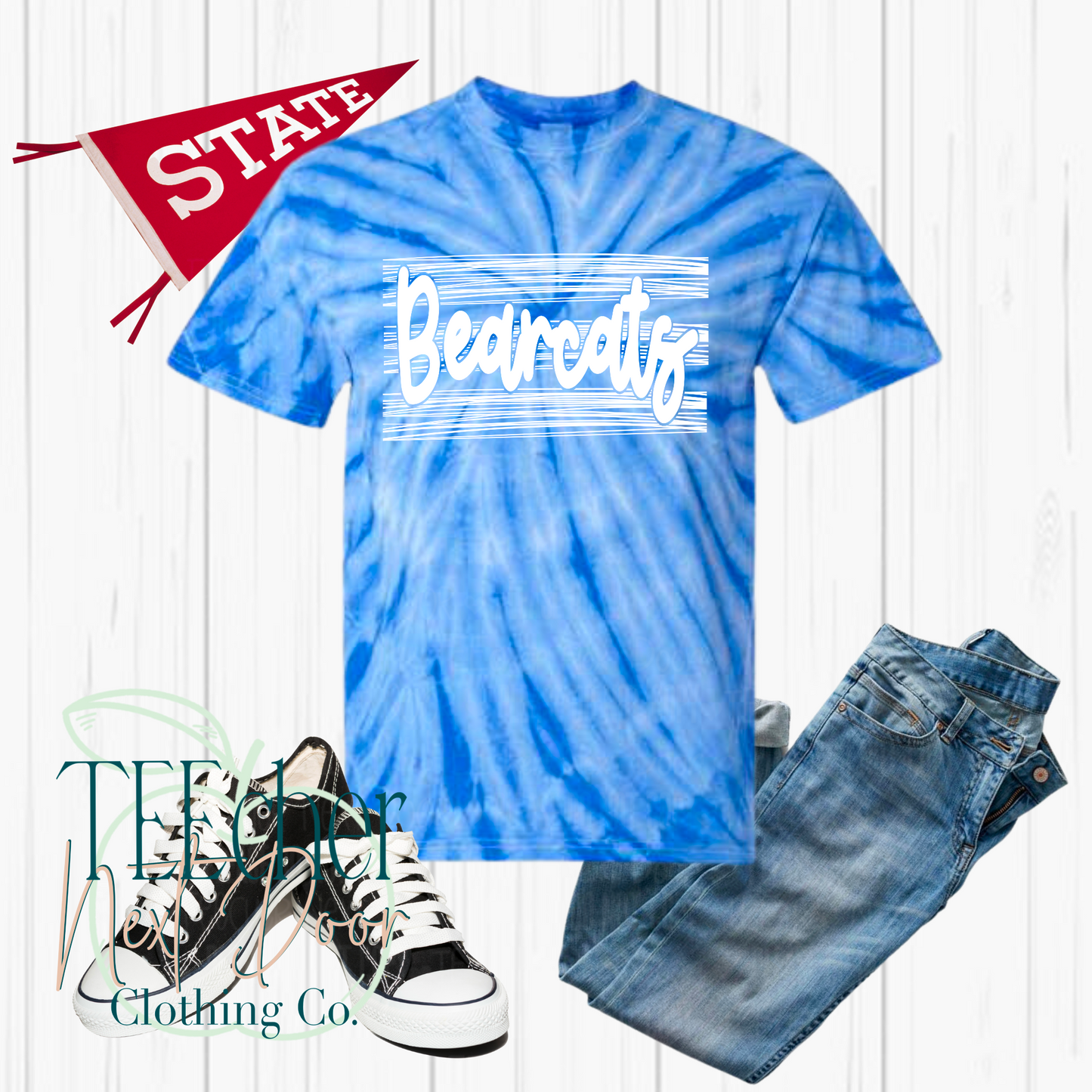 Blue Bearcats Scribbles