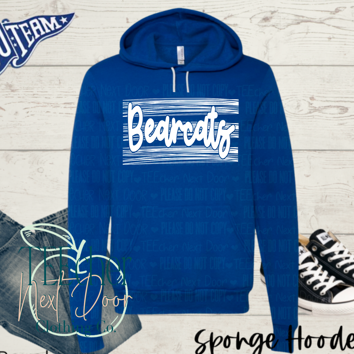 Blue Bearcats Scribbles