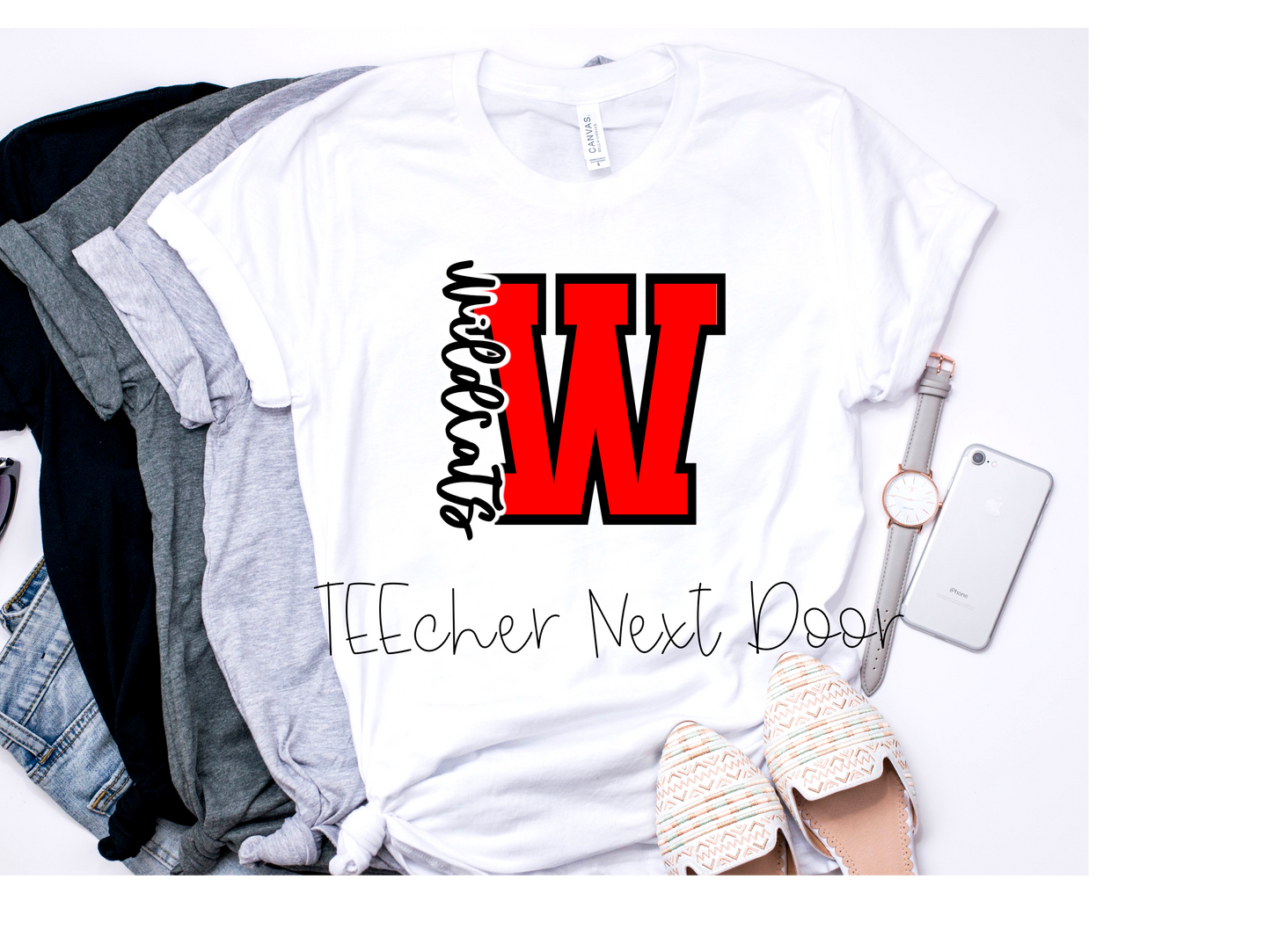 Newport Red Wildcats Varsity Tee