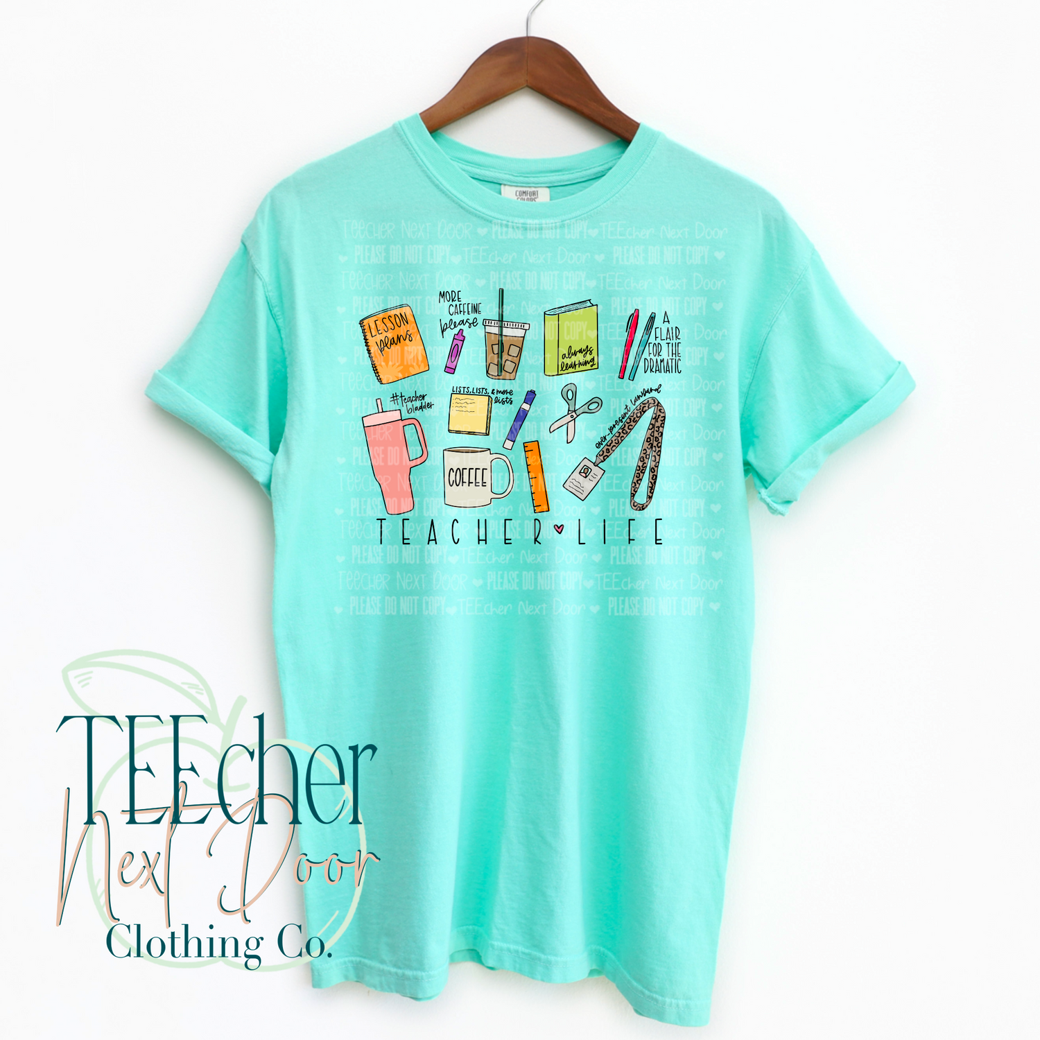 Teacher World Tee Sweatshirt. Teacher Graphic Tee. Test Day. Teacher Shirts.