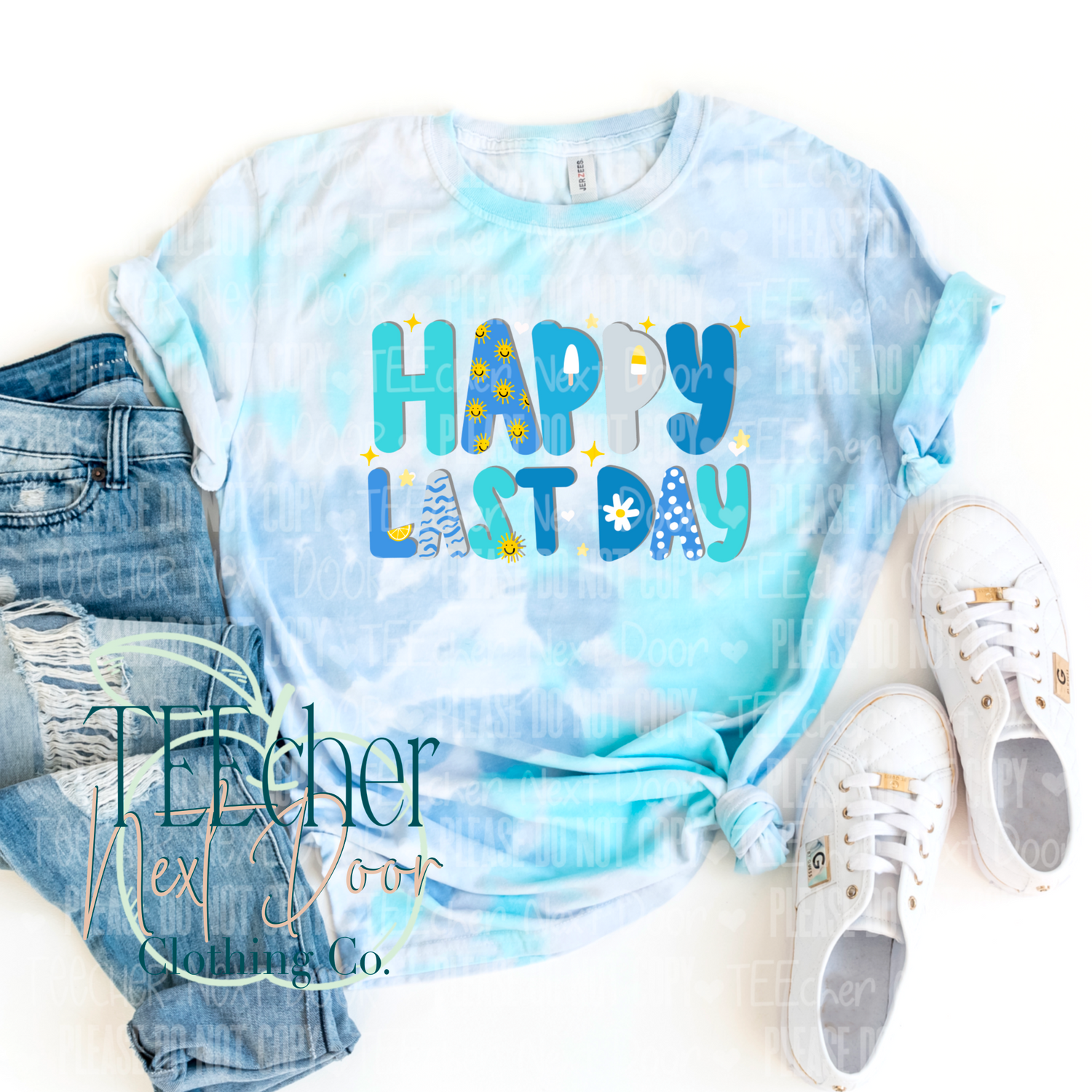 last day of school tee. happy last day.