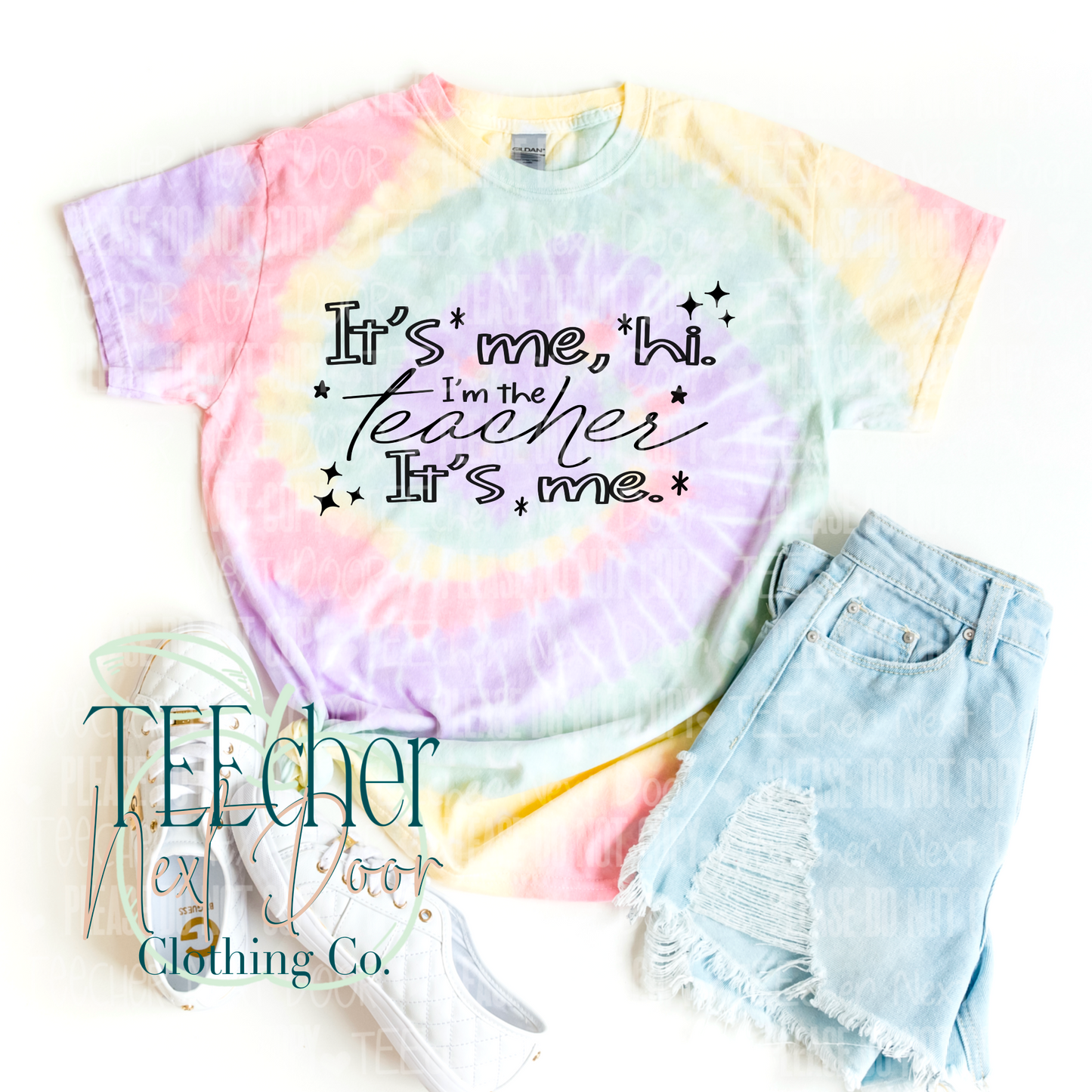 EXCLUSIVE I'm the Teacher Tie Dye