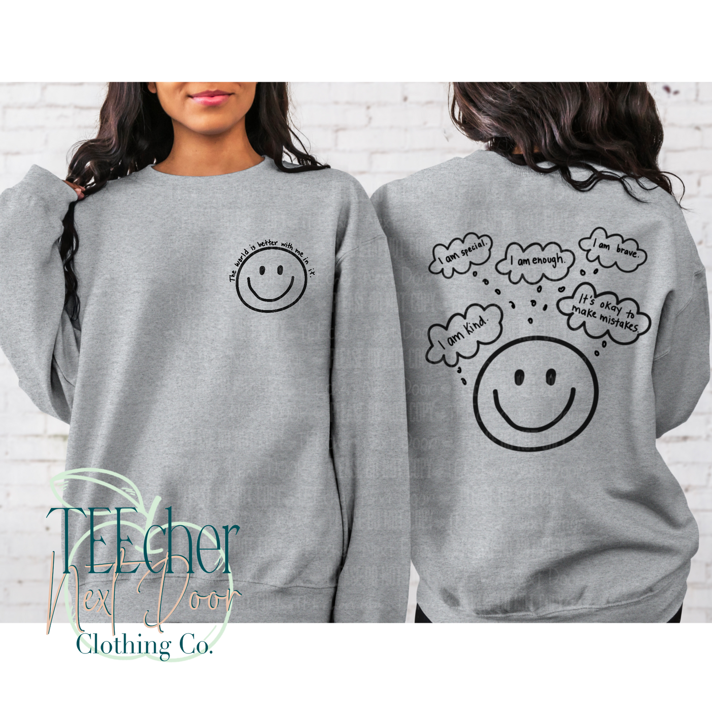 EXCLUSIVE Smile Affirmations Crewneck