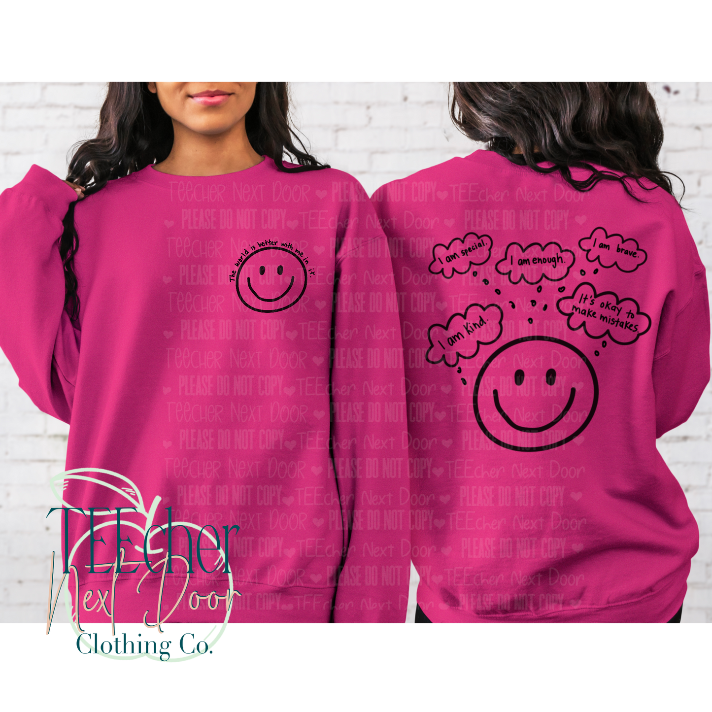 EXCLUSIVE Smile Affirmations Crewneck