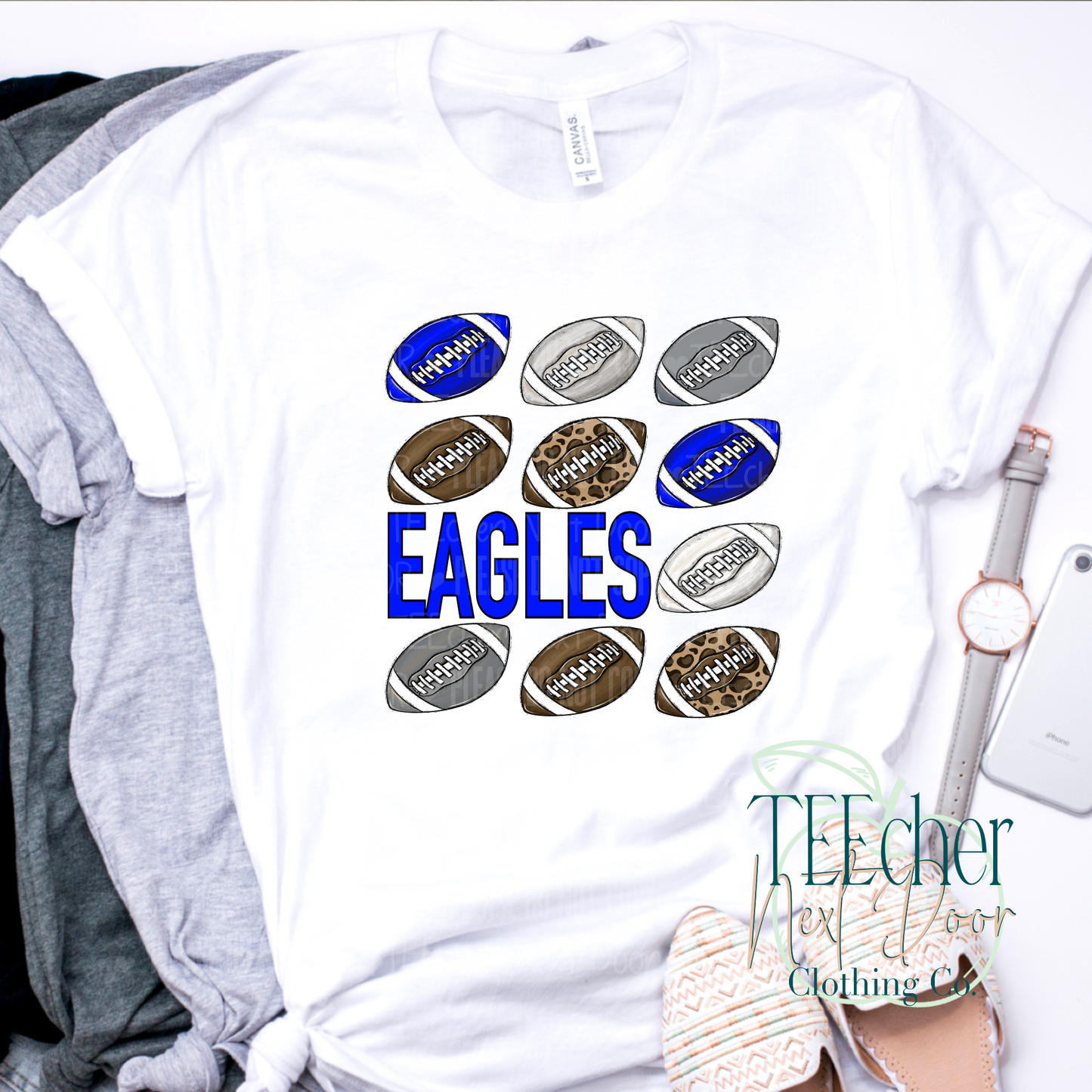 Blue Football Repeat