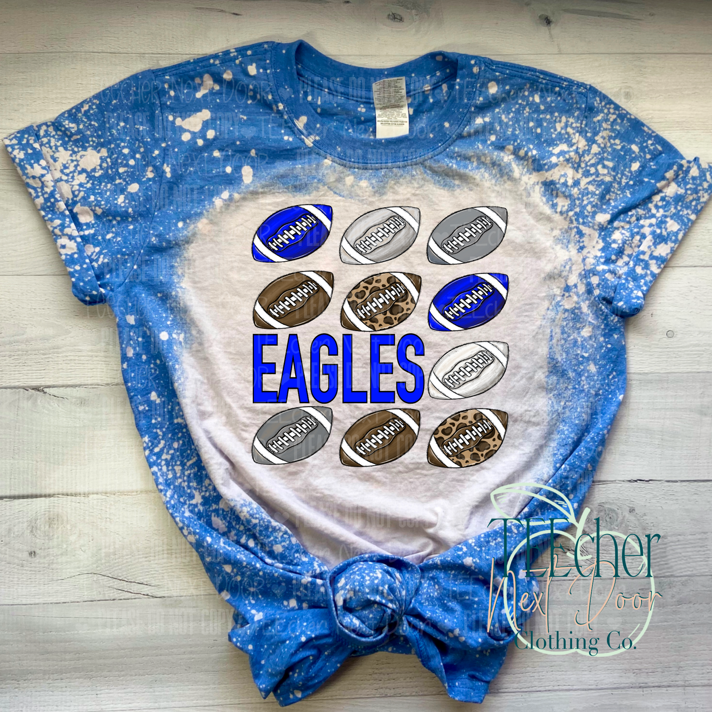 Blue Football Repeat