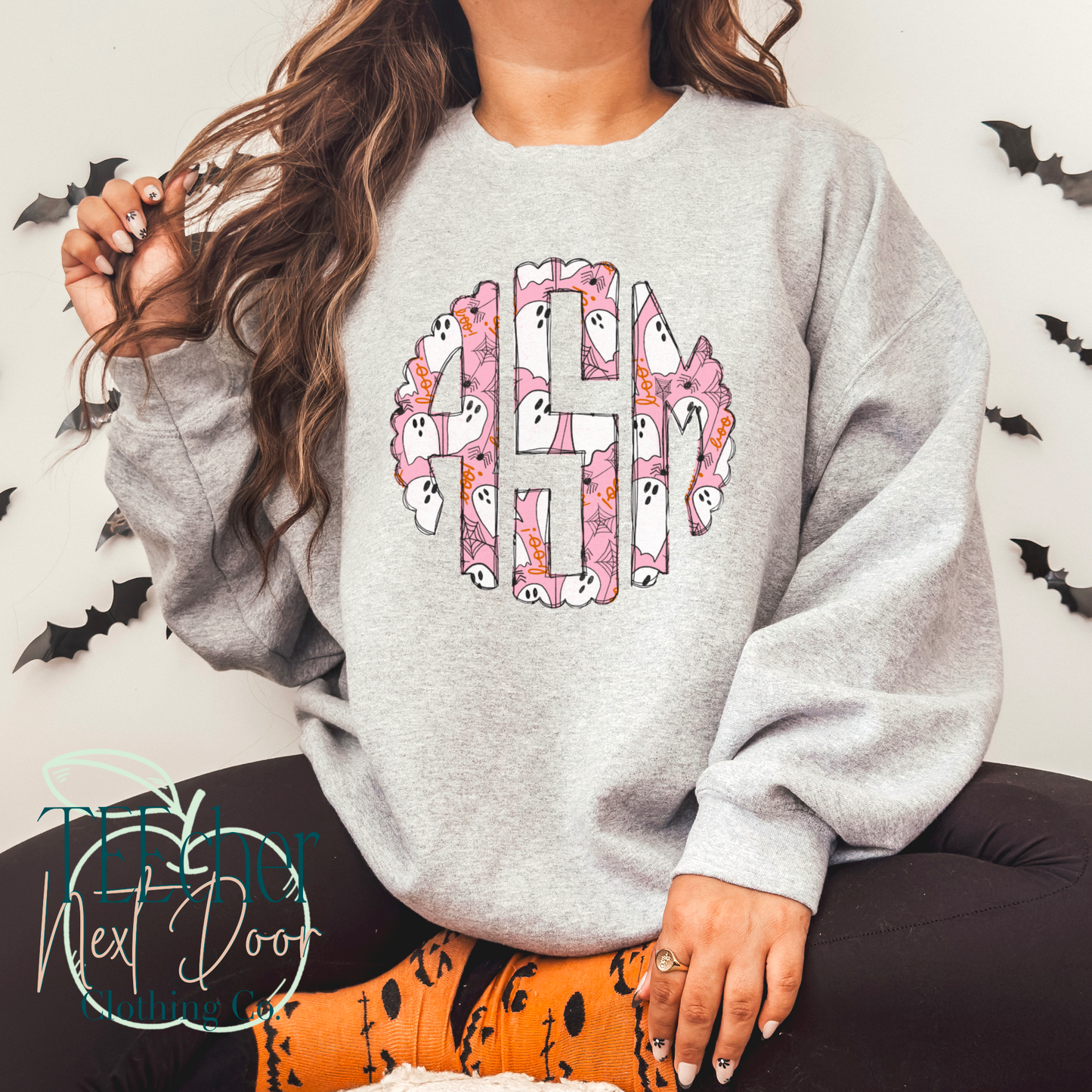 Pink Ghost Monogram