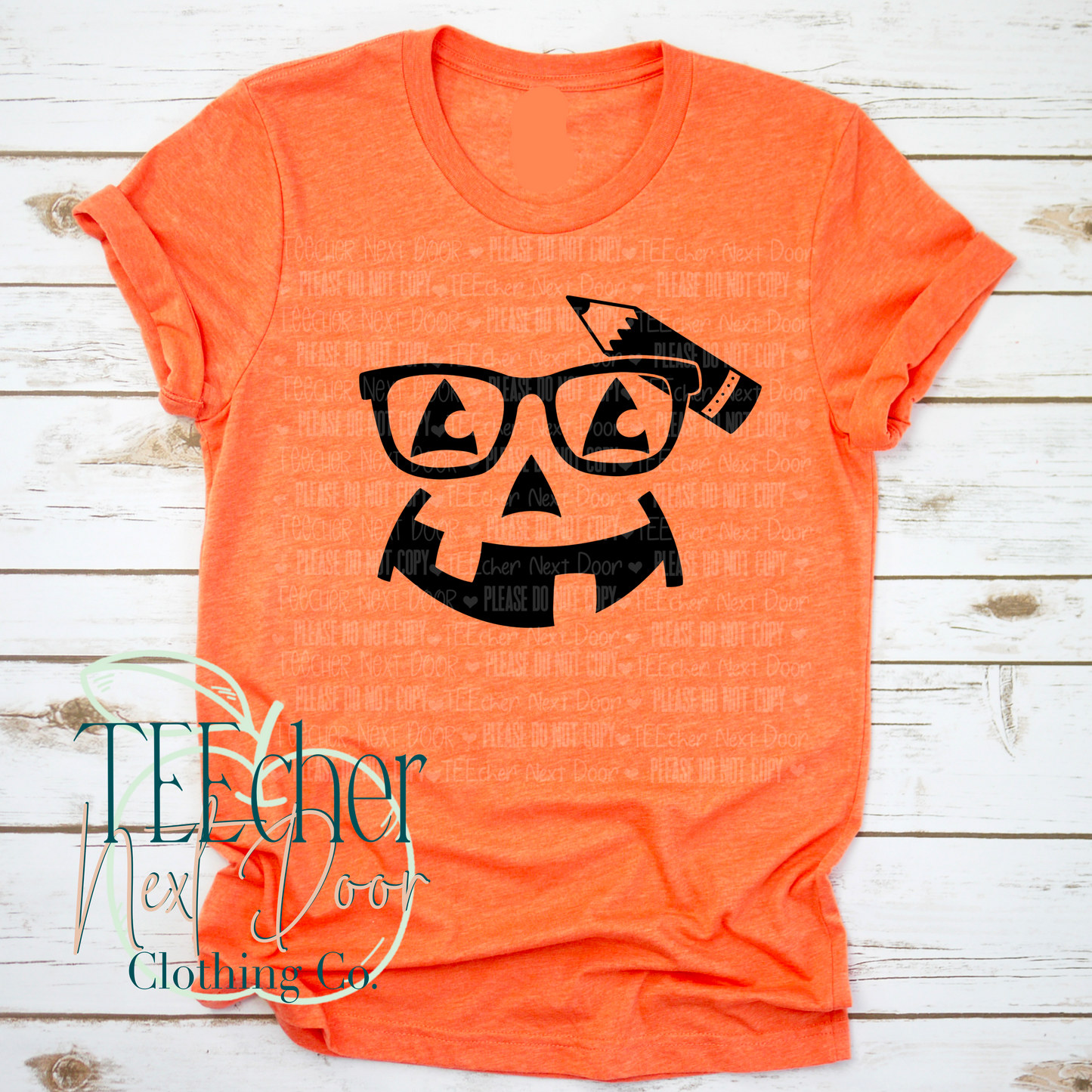 WEEKEND SPECIAL Teacher Pumpkin Face