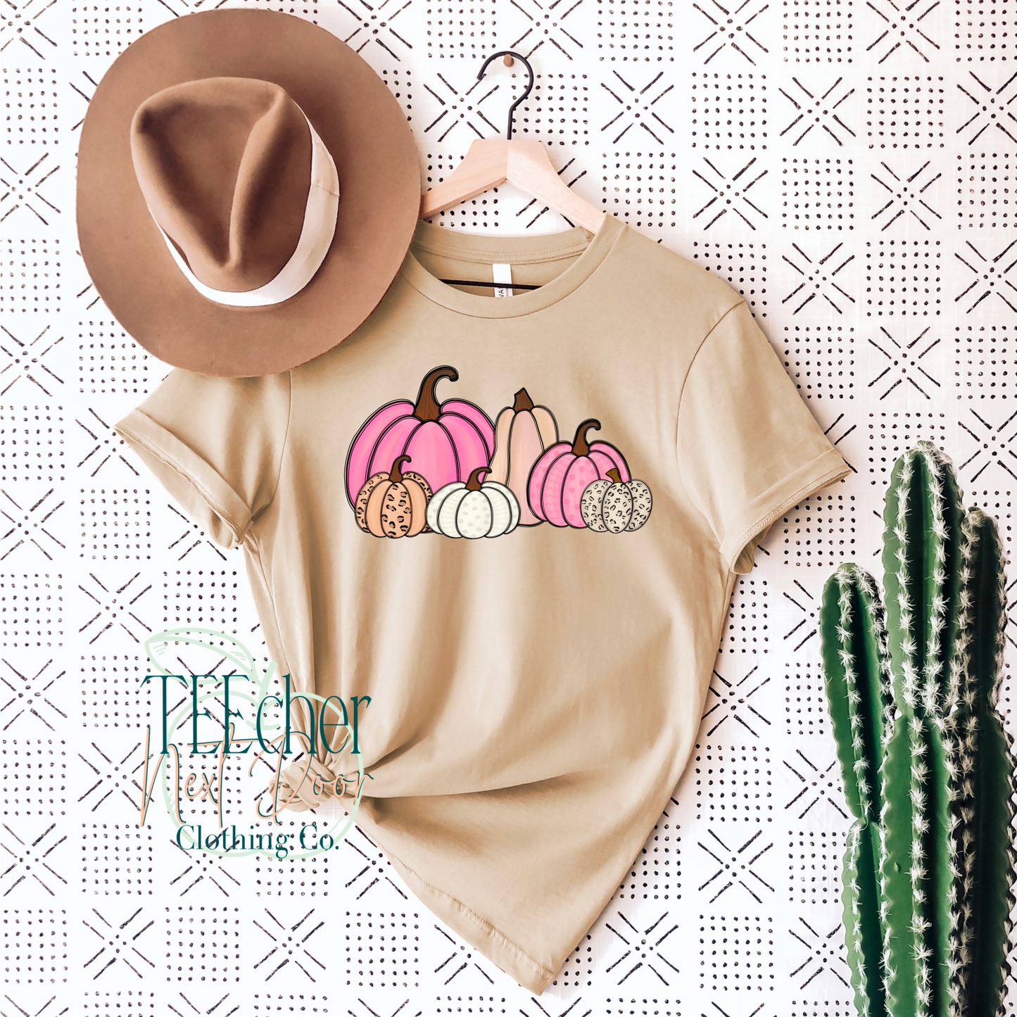 Pink Pumpkins Collage