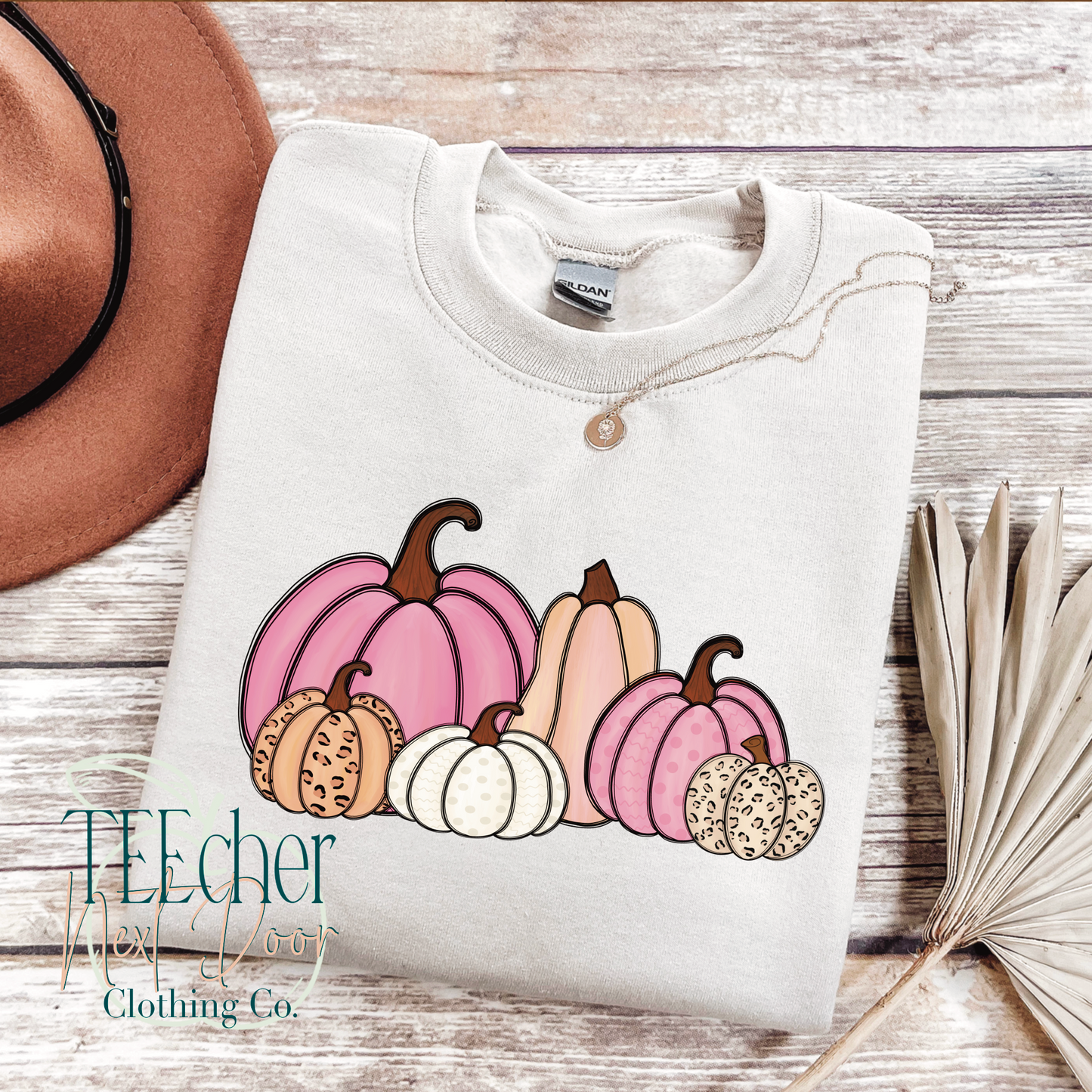 Pink Pumpkins Collage