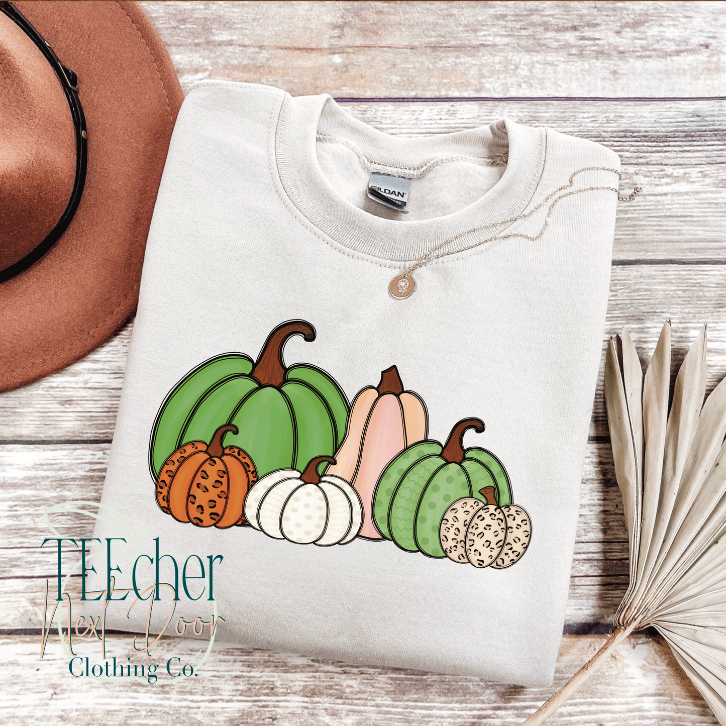 Green Pumpkins Collage