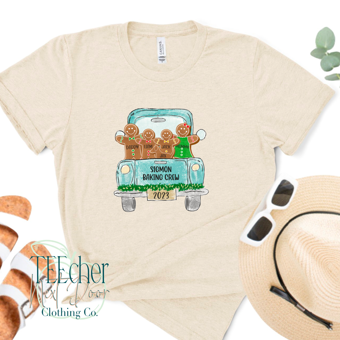 Personalized Gingerbread Truck