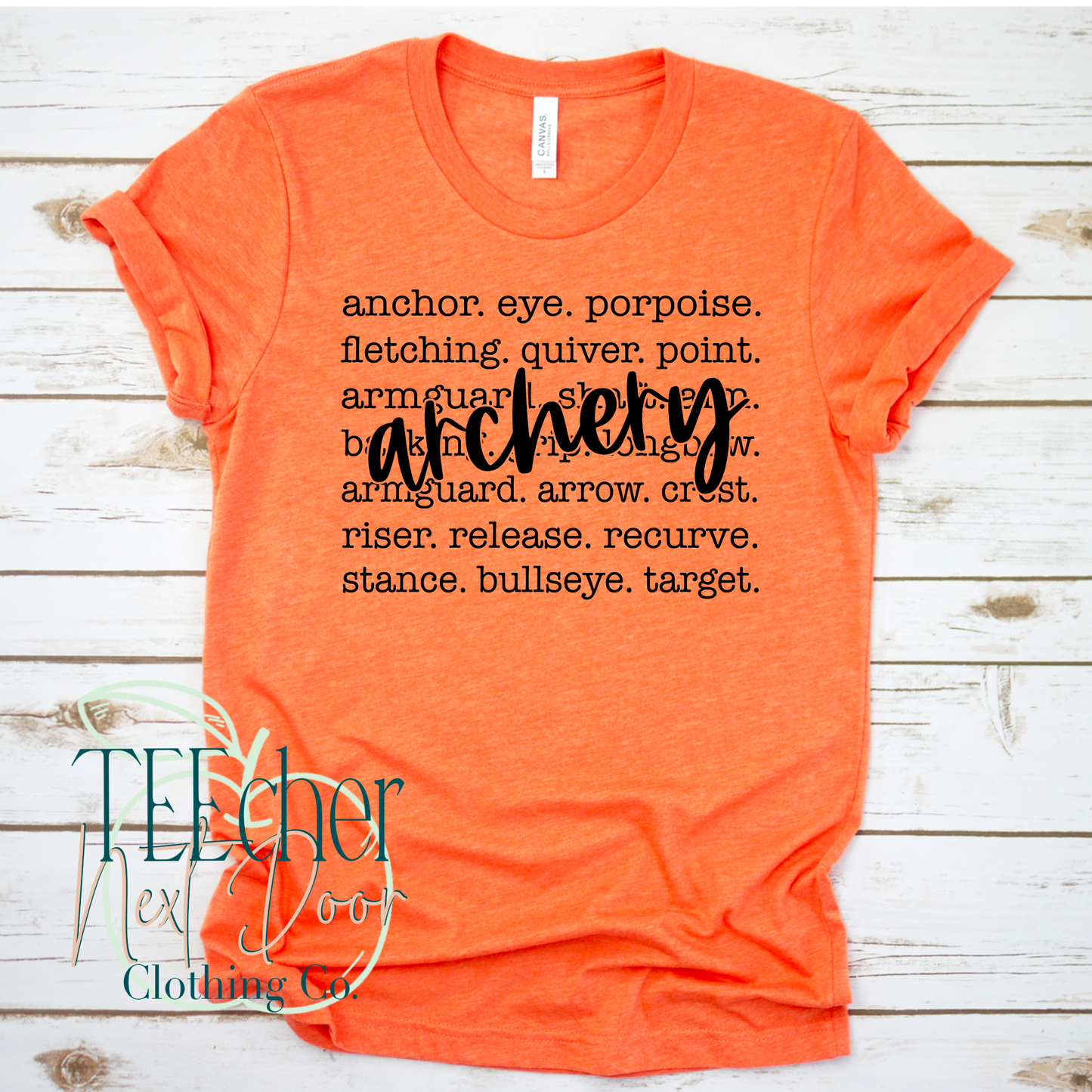 Archery Print Cursive