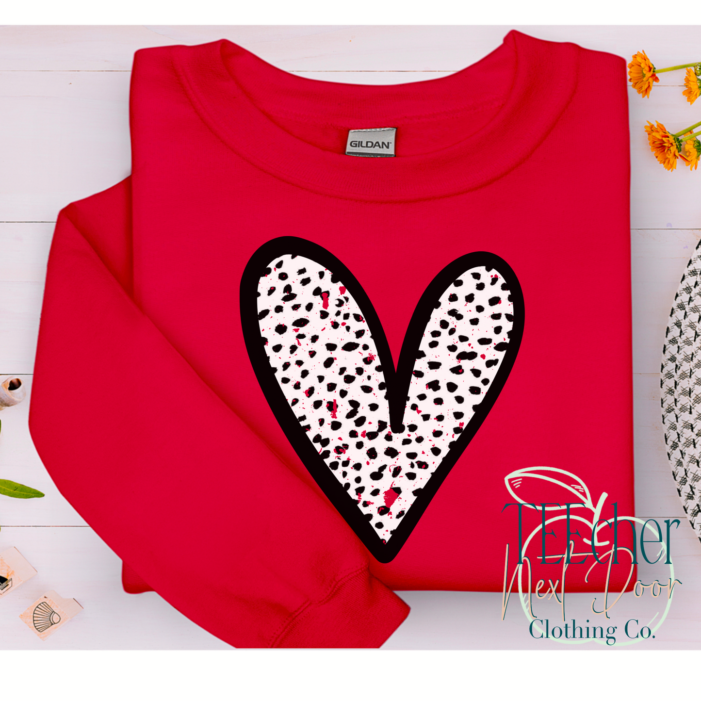 Spotted Love Crewneck