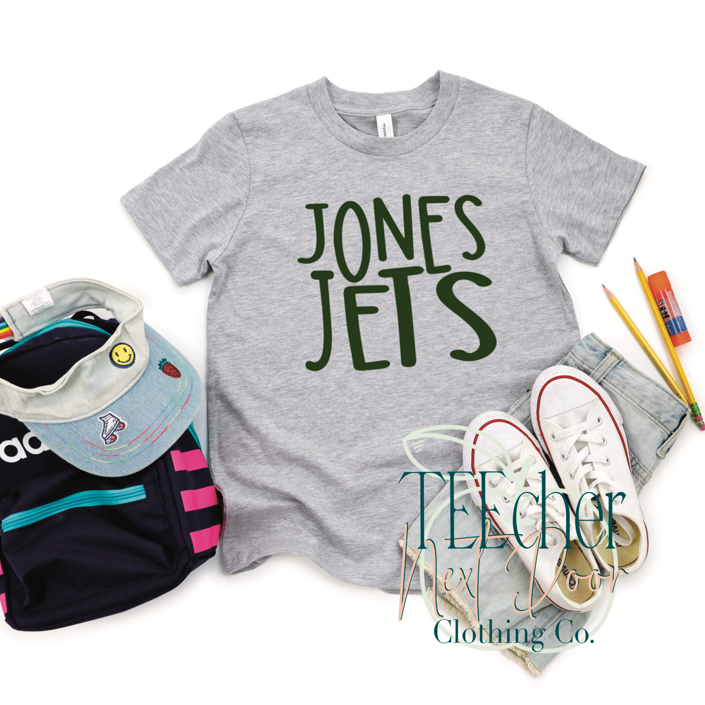 Jones Jets Handwritten