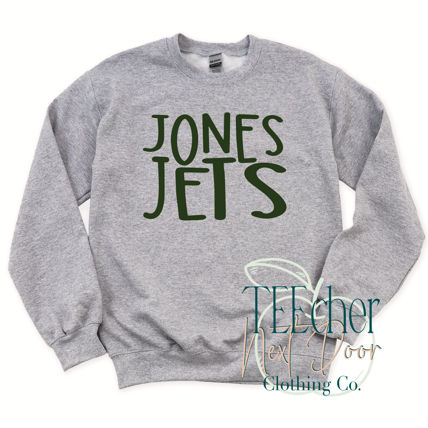 Jones Jets Handwritten