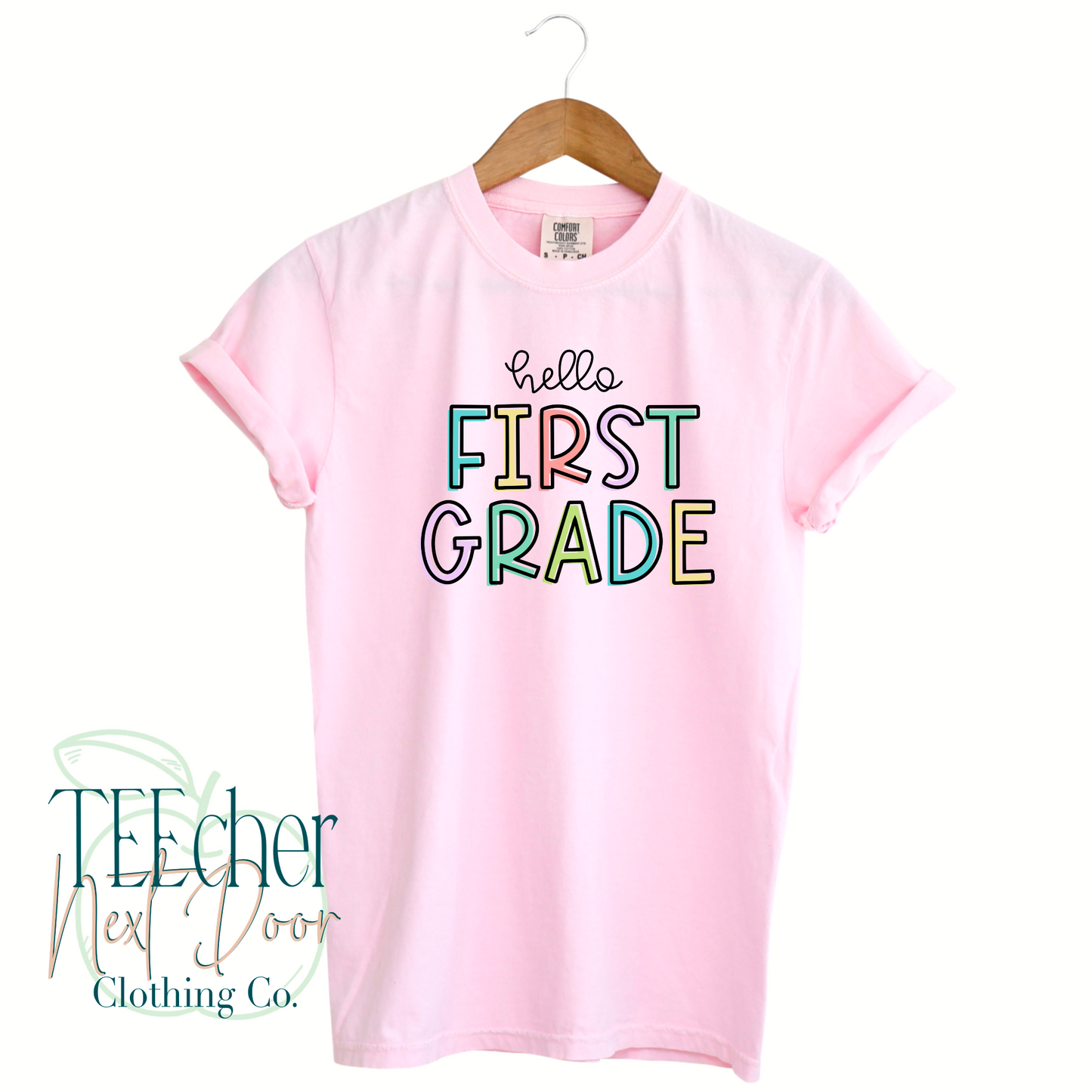 Hello, Grade Pastel Outline