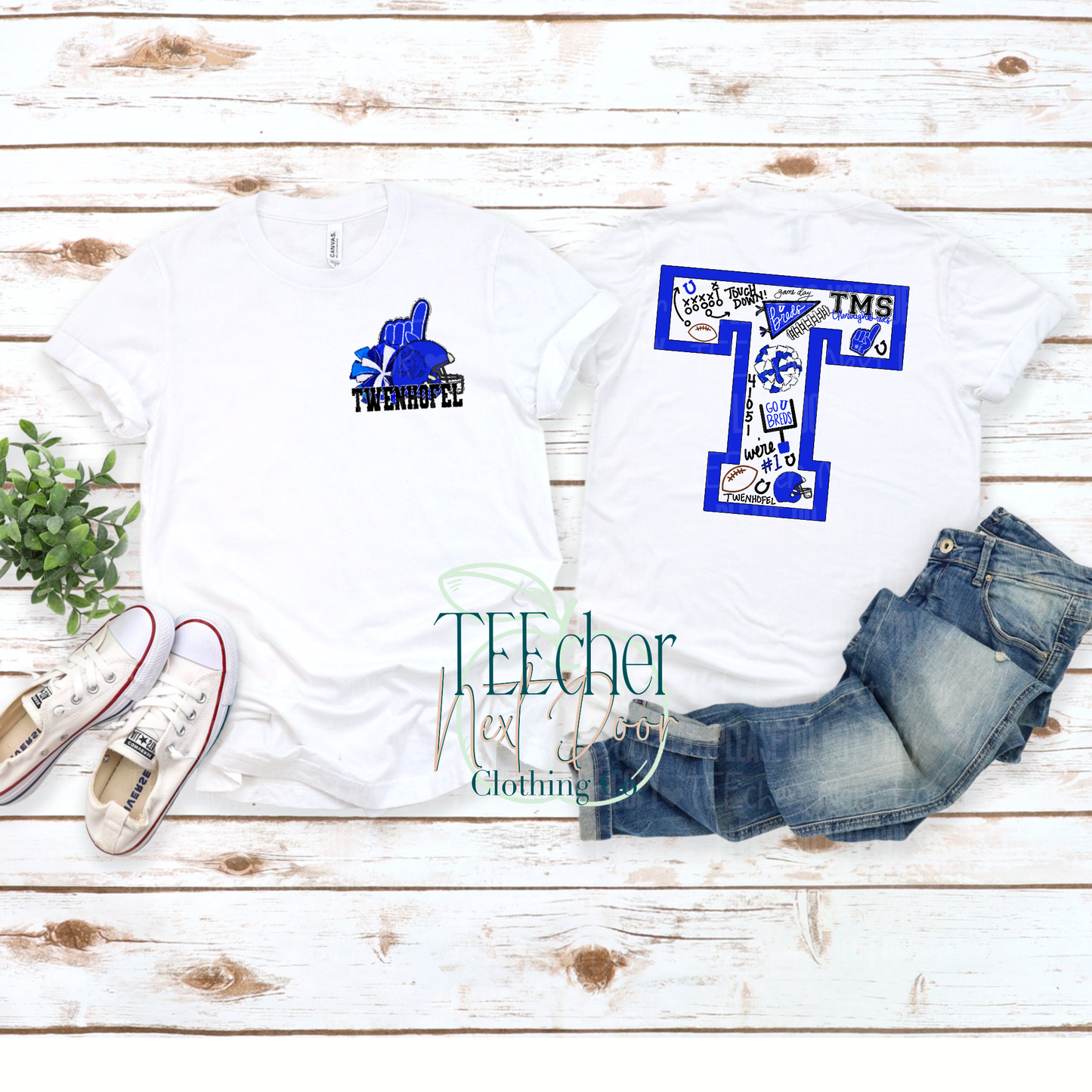 CUSTOM Varsity Letter Collage- Two Sided