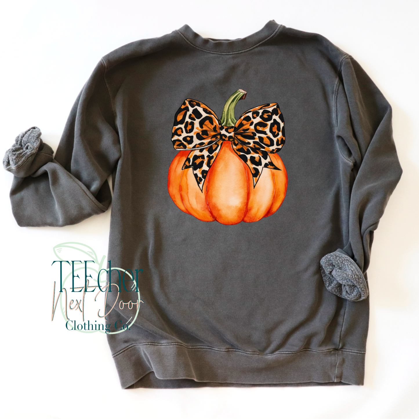 Leopard Bow Pumpkin