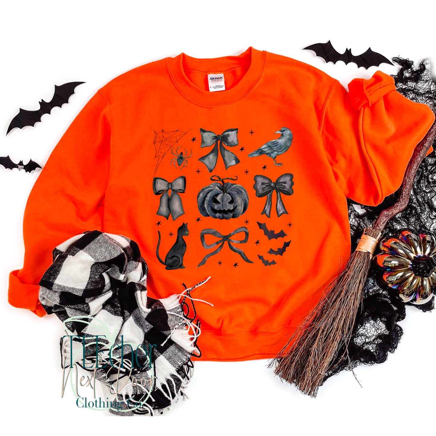 Black Halloween Bows