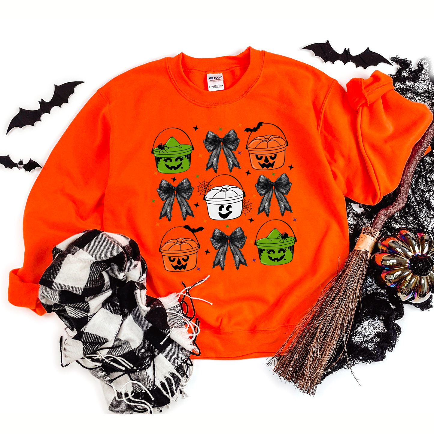 Halloween Buckets and Bows