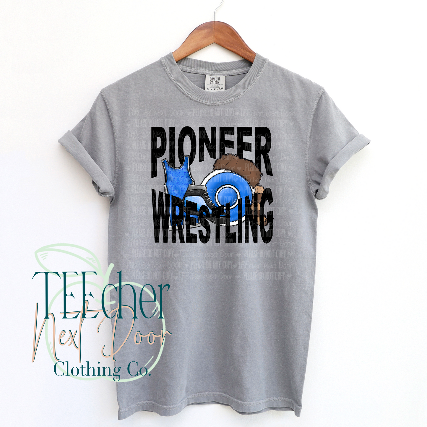 Pioneer Wrestling Geometric
