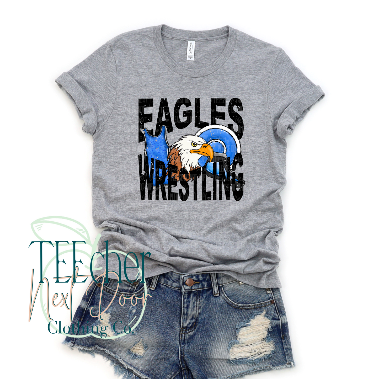 Eagles Wrestling Geometric