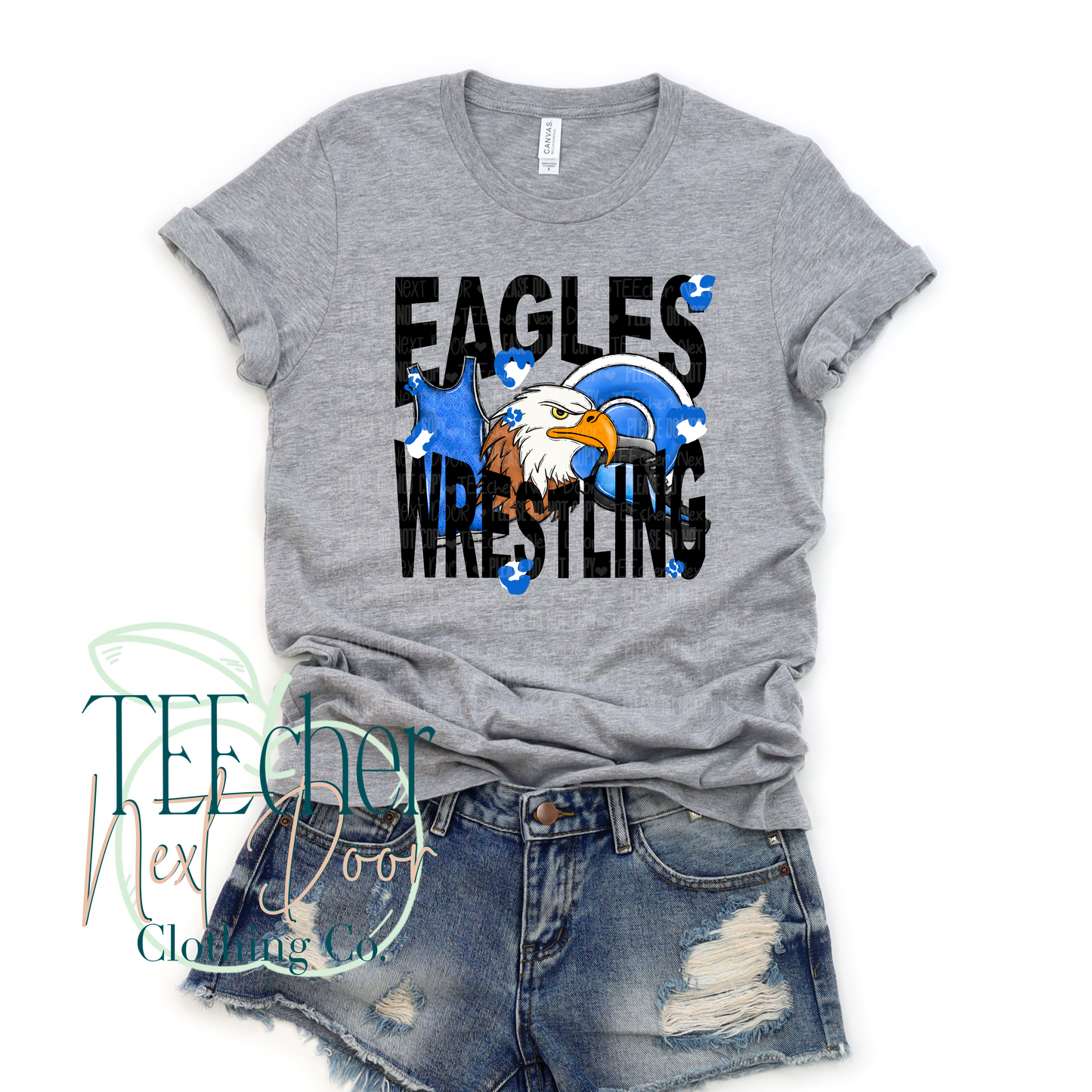 Eagles Wrestling Geometric