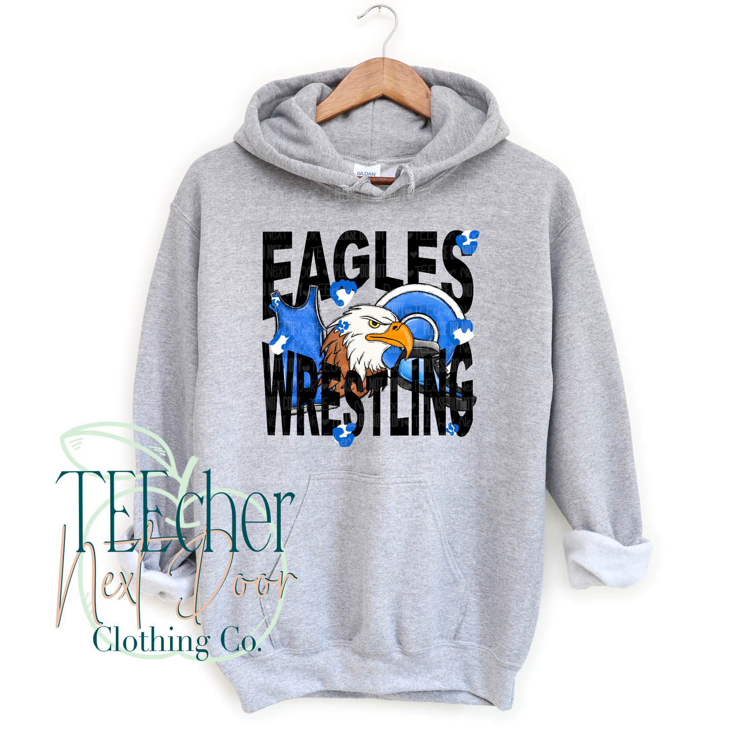 Eagles Wrestling Geometric