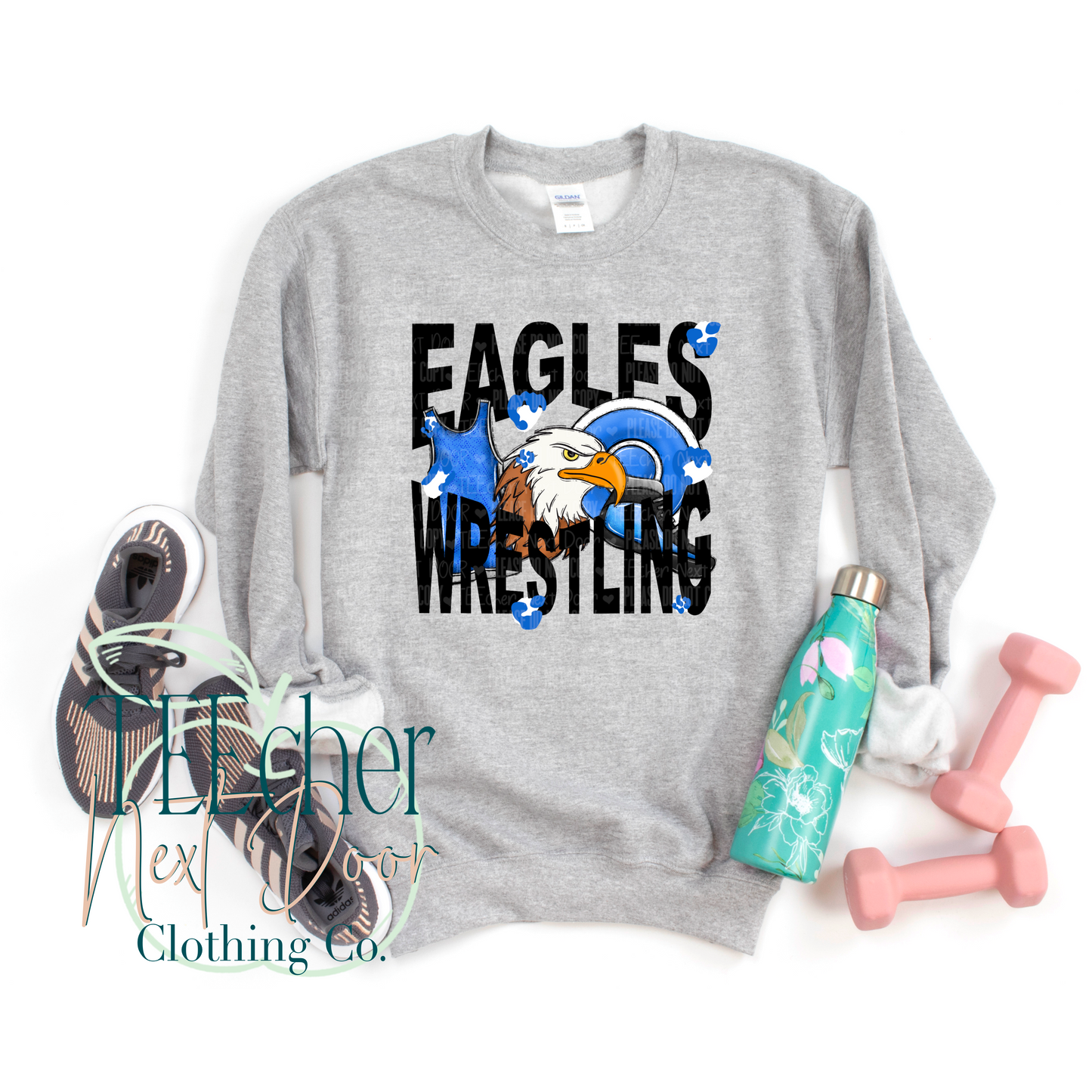 Eagles Wrestling Geometric