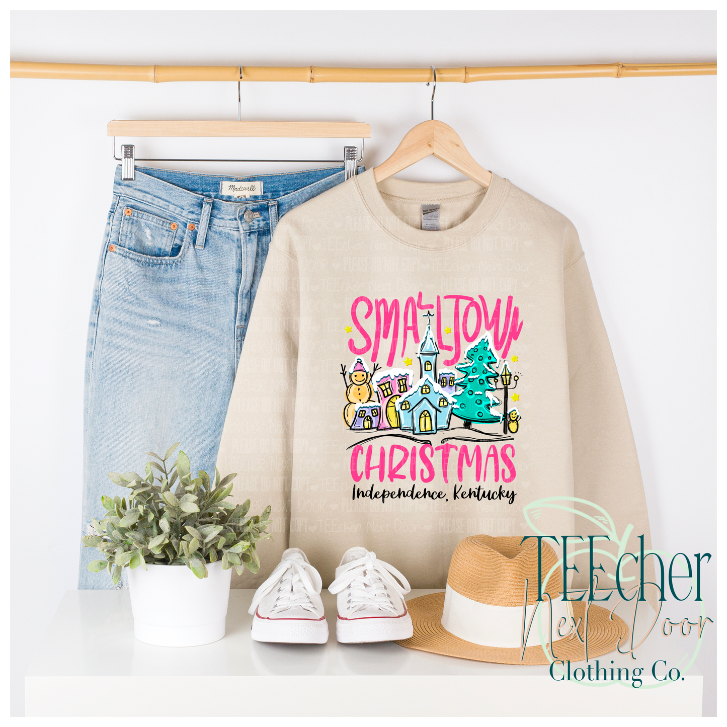 Small Town Christmas Crewneck