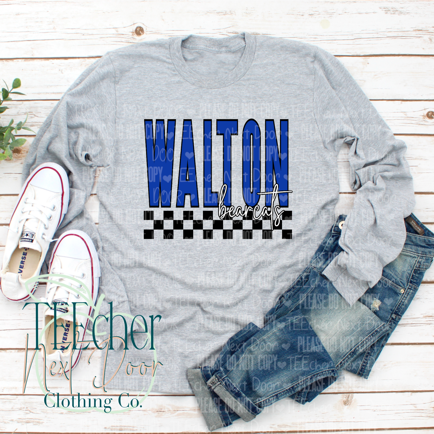 Walton Checkered Retro