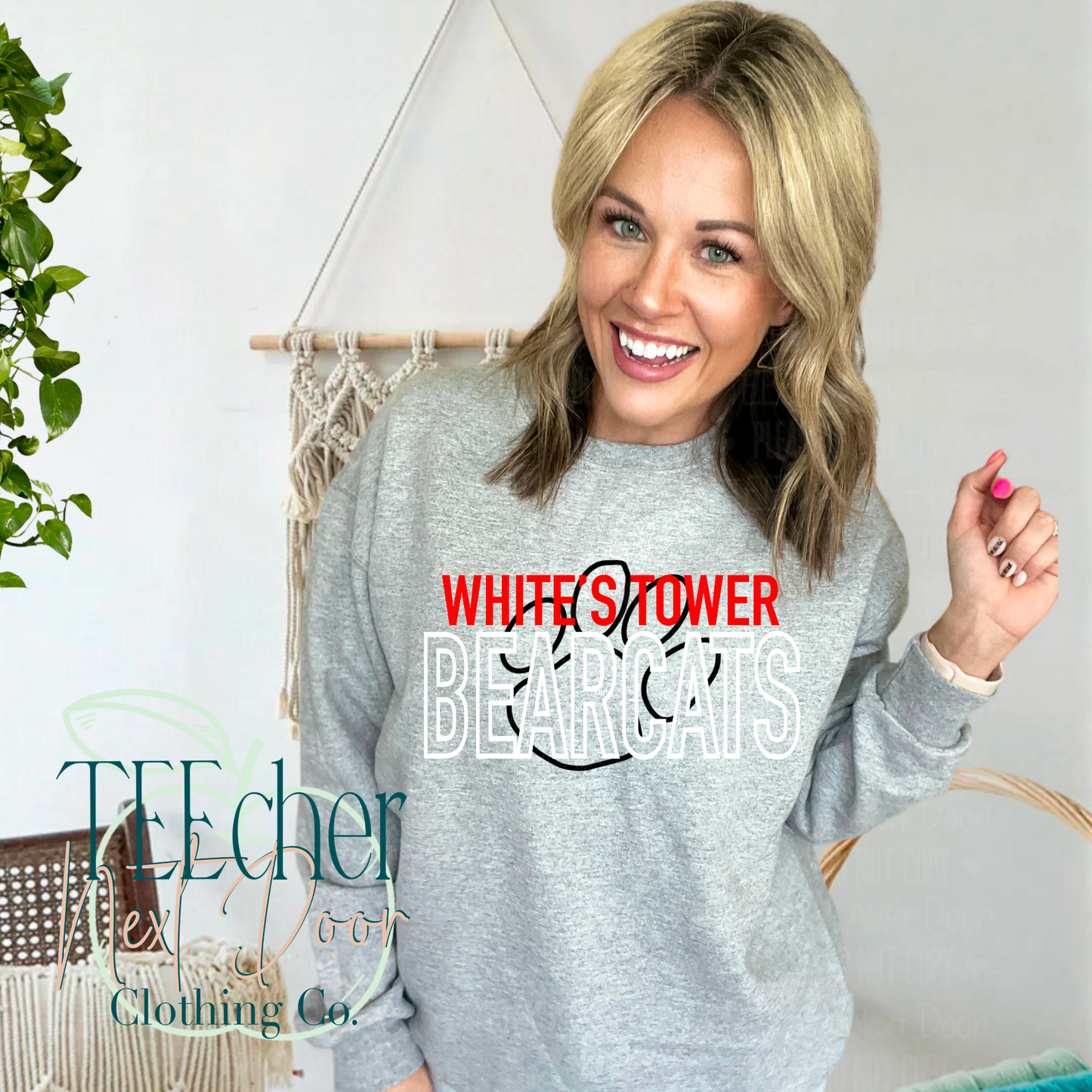 White's Tower Bold Mascot Overlay