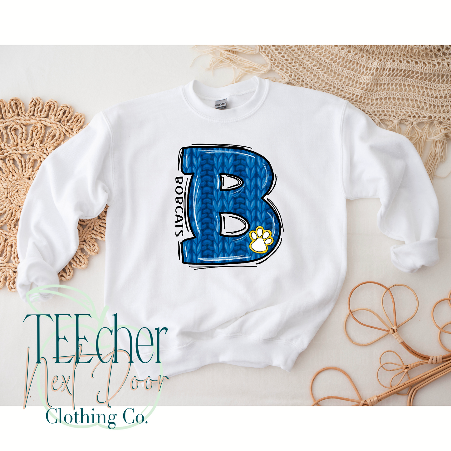 Bobcats Sweater Letter