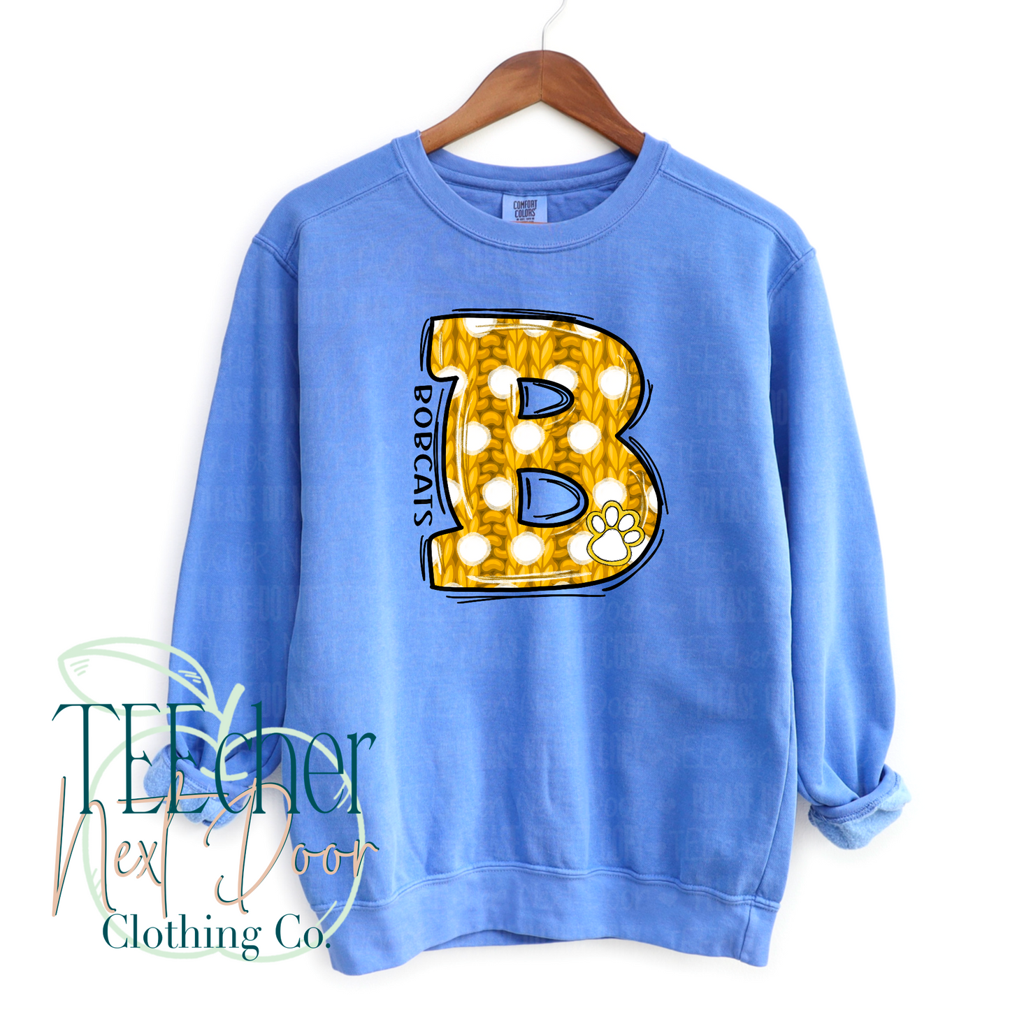 Bobcats Sweater Letter