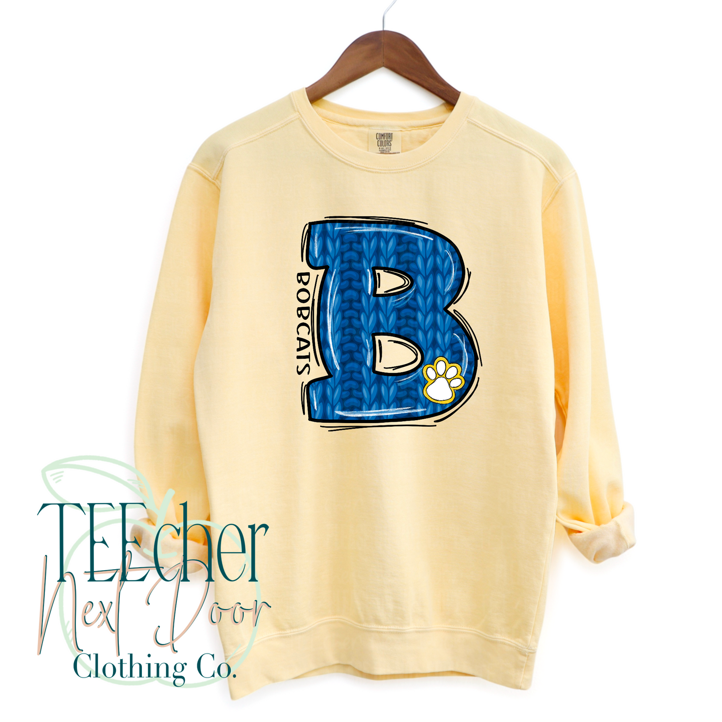 Bobcats Sweater Letter