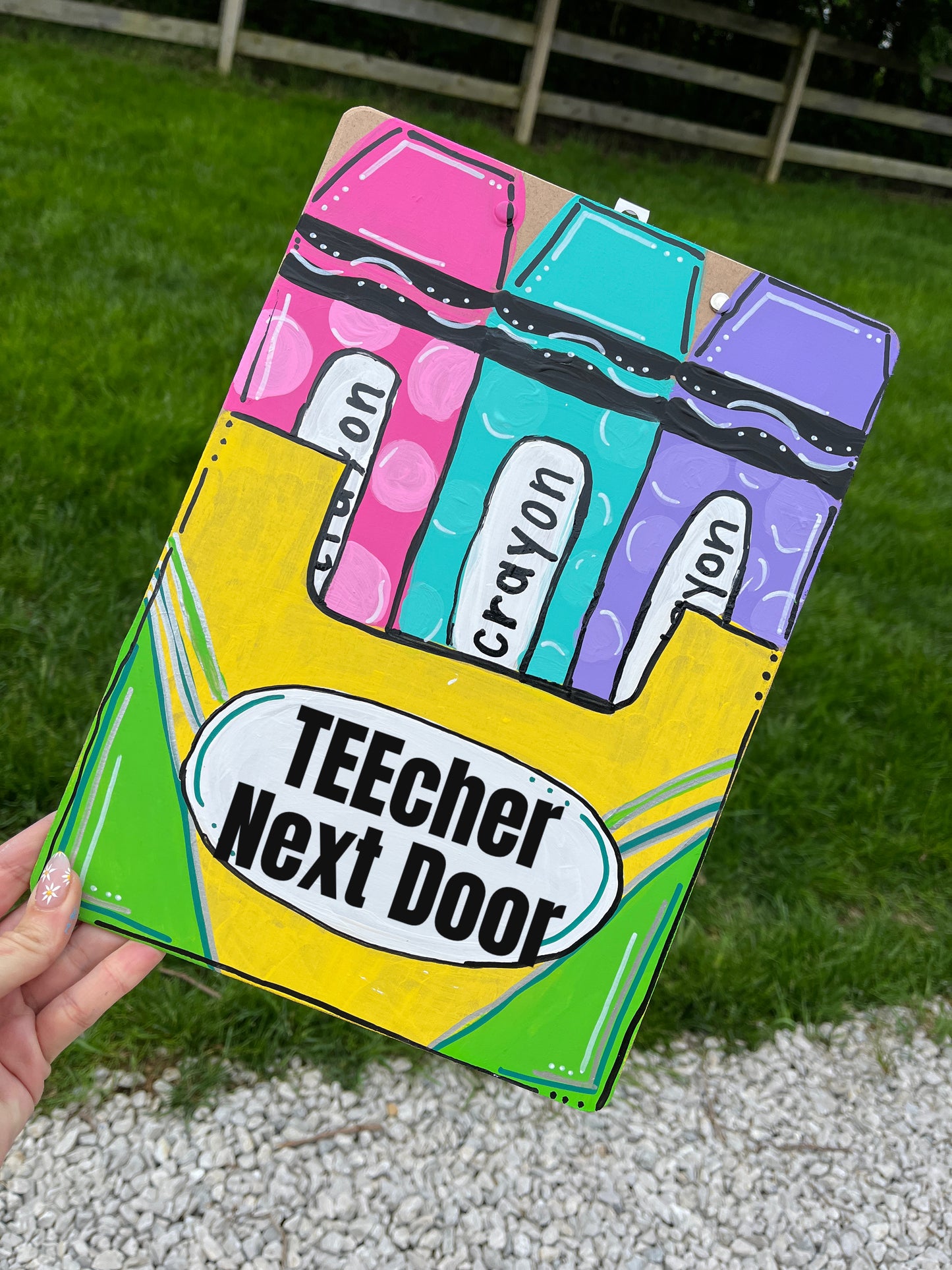 Hand-Painted Clipboards