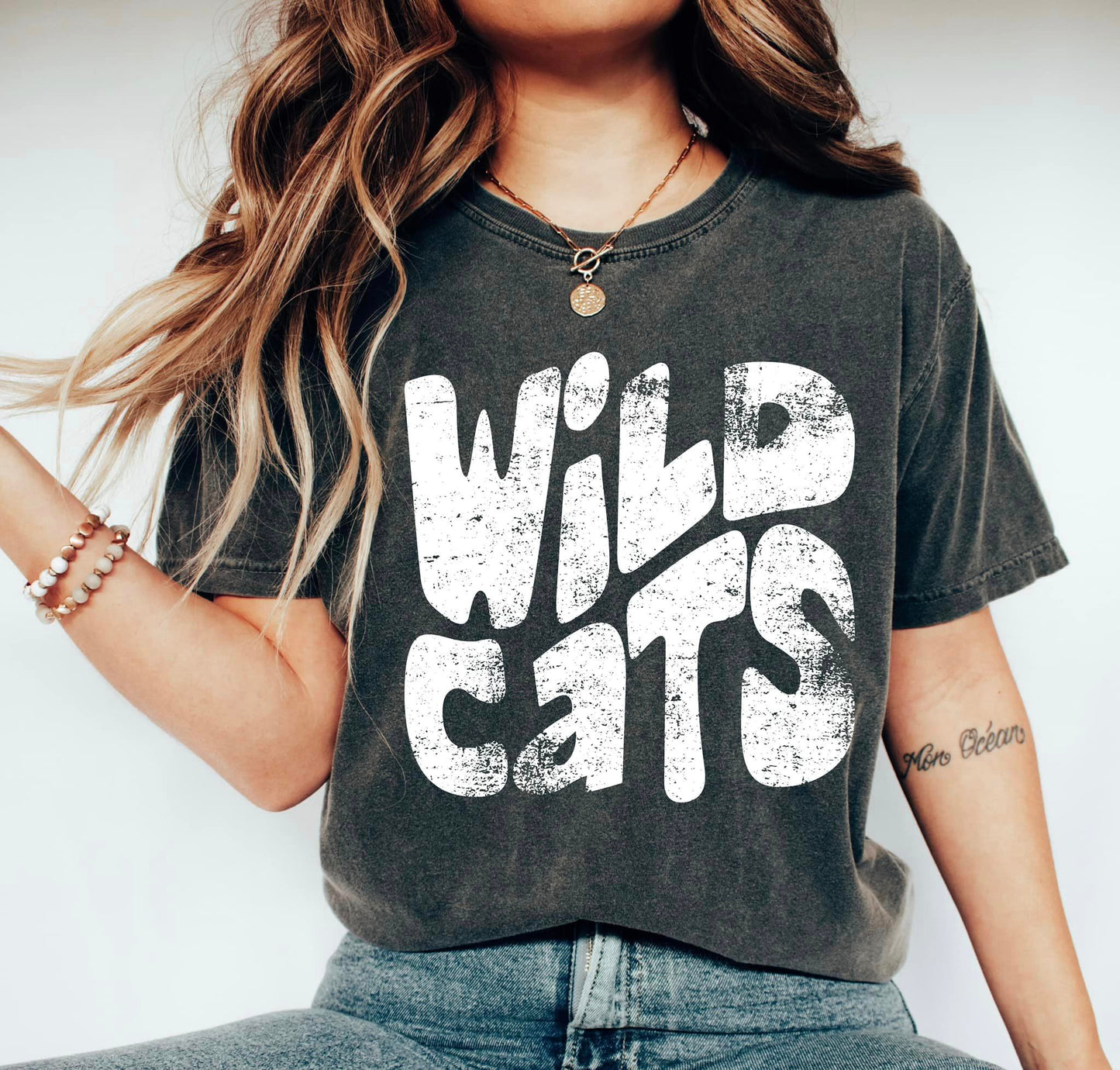 ALL MASCOTS Distressed- Comfort Colors Tee