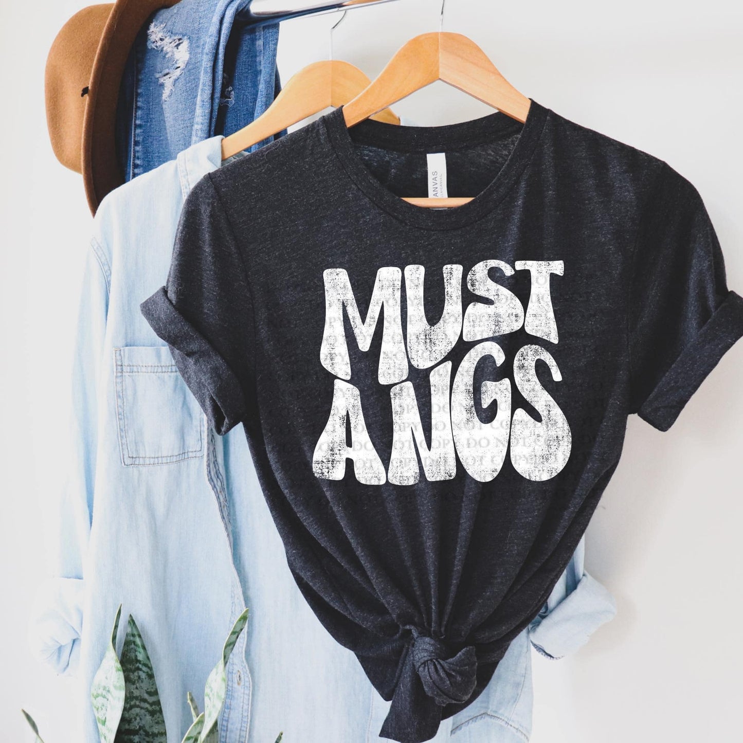 ALL MASCOTS Distressed- Comfort Colors Tee