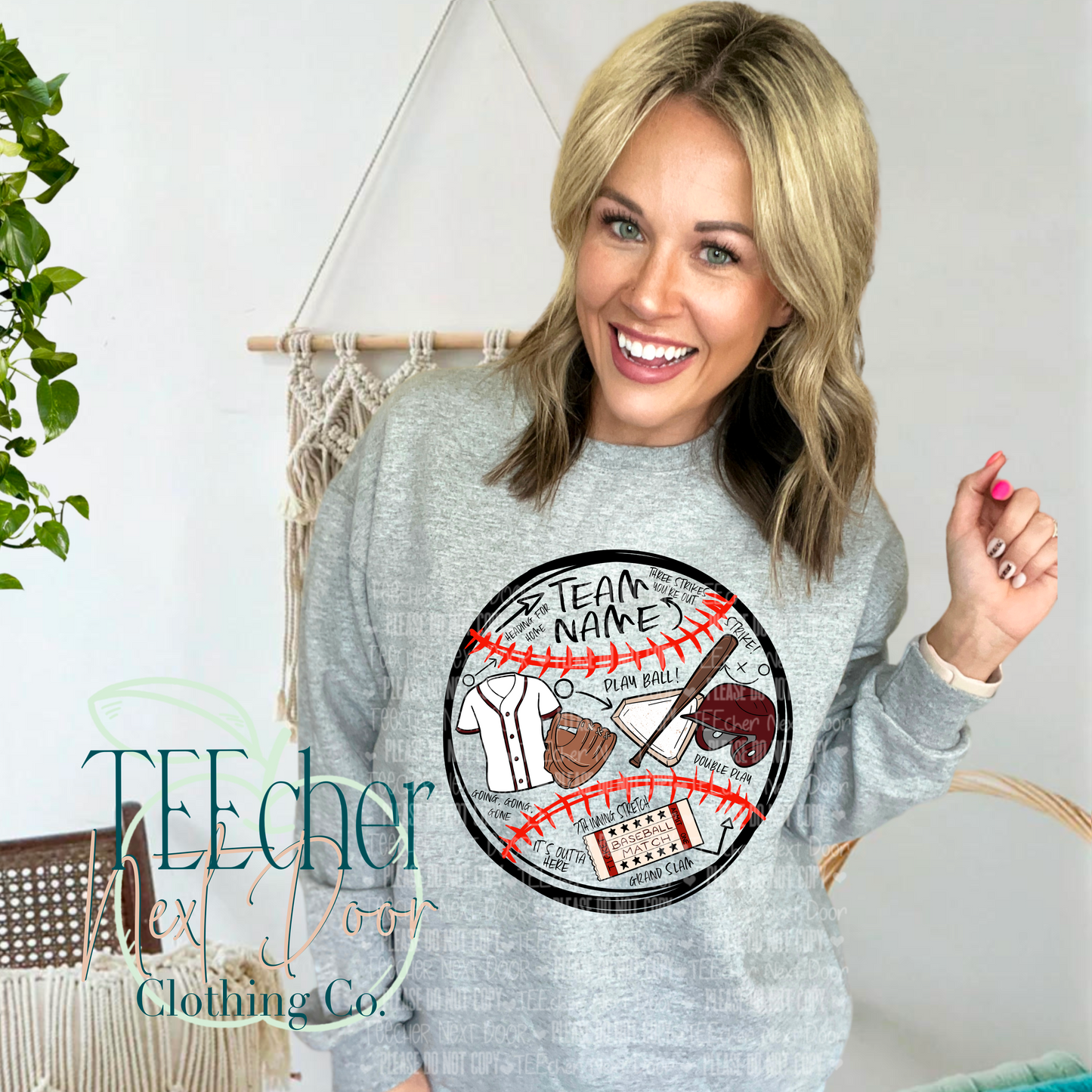 EXCLUSIVE Custom Round Baseball Collage Front Only