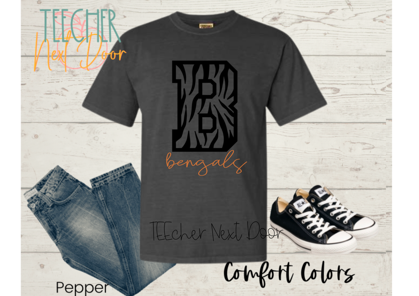 EXCLUSIVE Bengals Varsity- Comfort Colors
