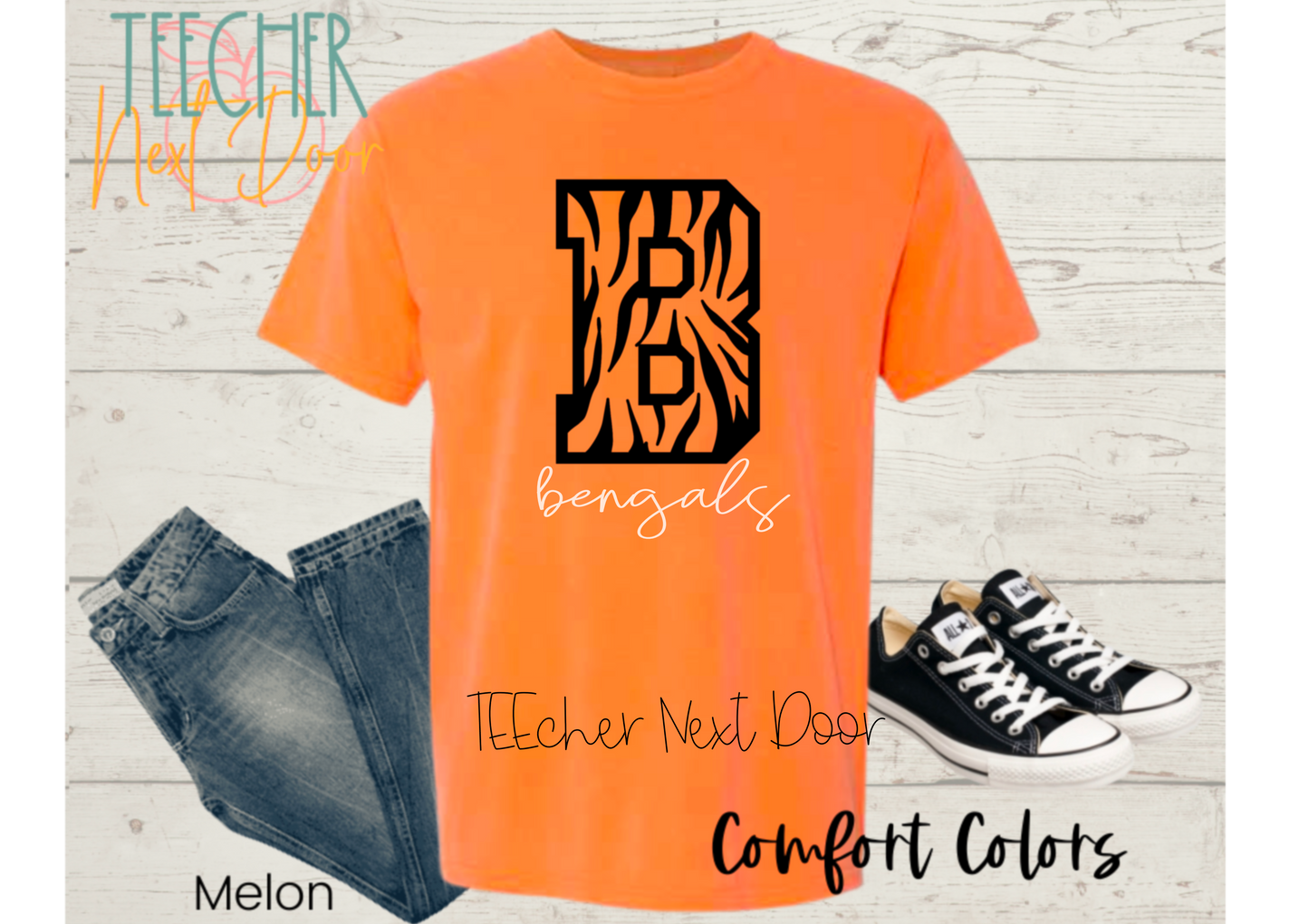 EXCLUSIVE Bengals Varsity- Comfort Colors