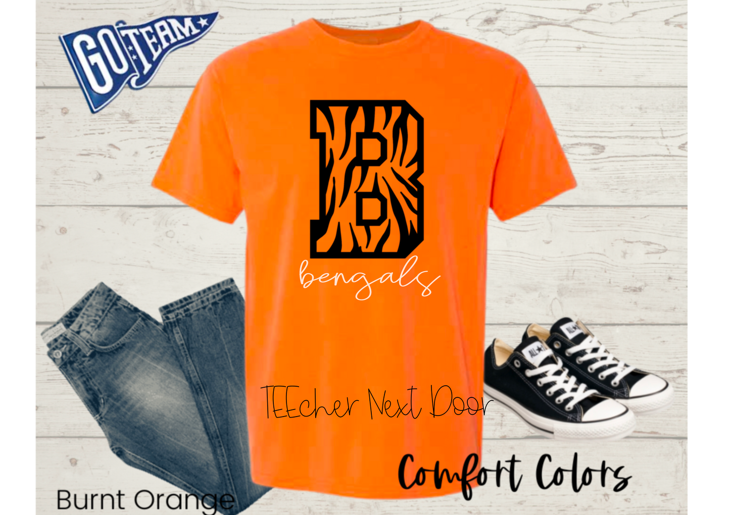 EXCLUSIVE Bengals Varsity- Comfort Colors
