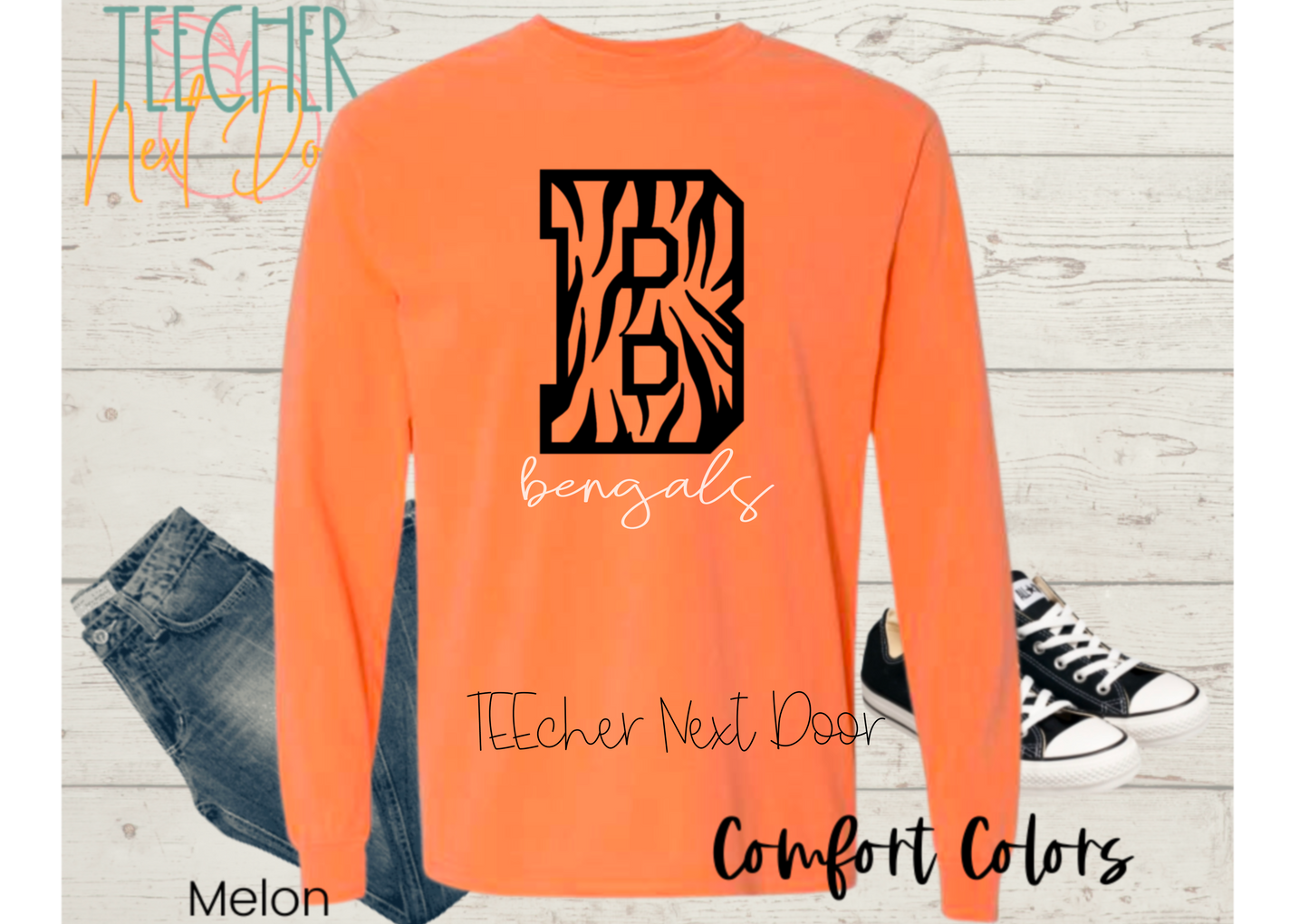 EXCLUSIVE Bengals Varsity- Comfort Colors