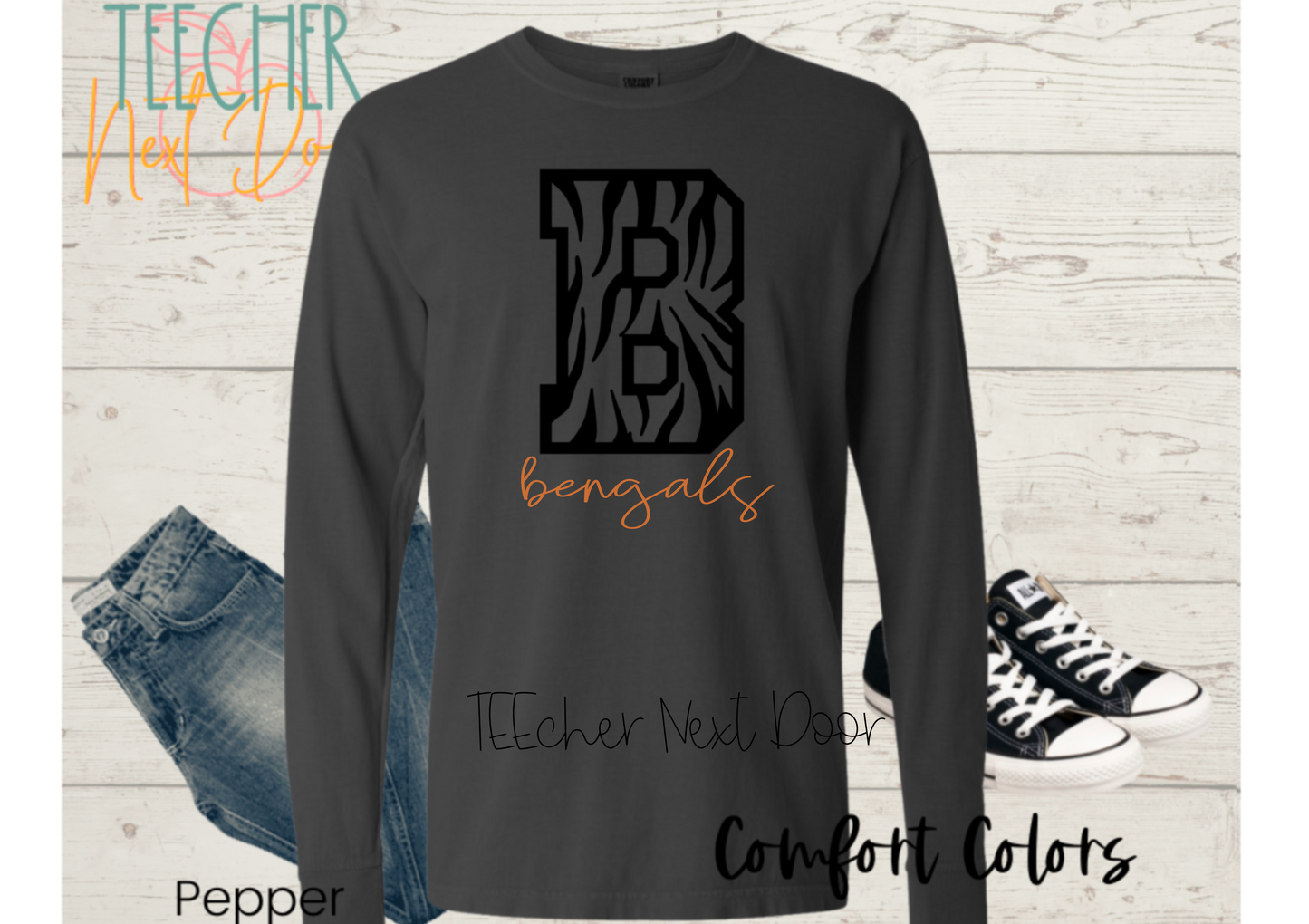 EXCLUSIVE Bengals Varsity- Comfort Colors