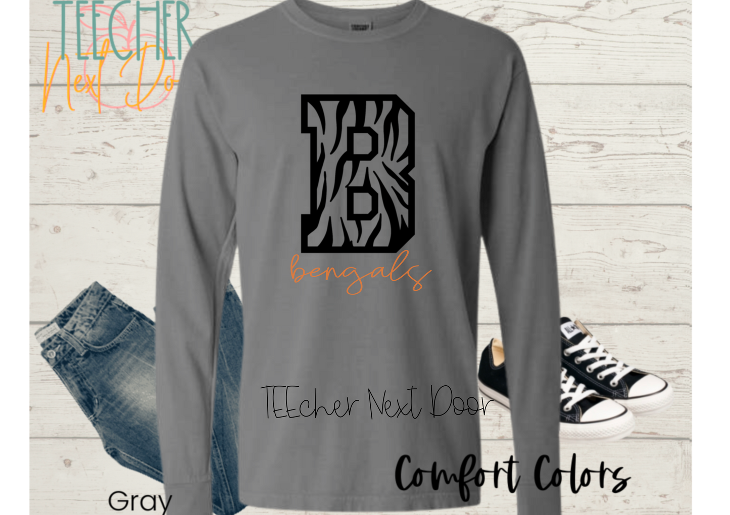 EXCLUSIVE Bengals Varsity- Comfort Colors