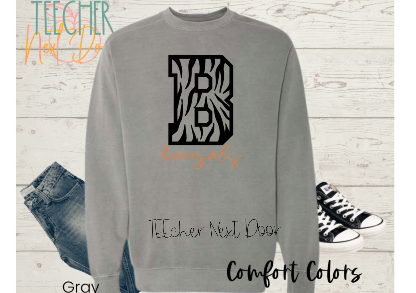 EXCLUSIVE Bengals Varsity- Comfort Colors