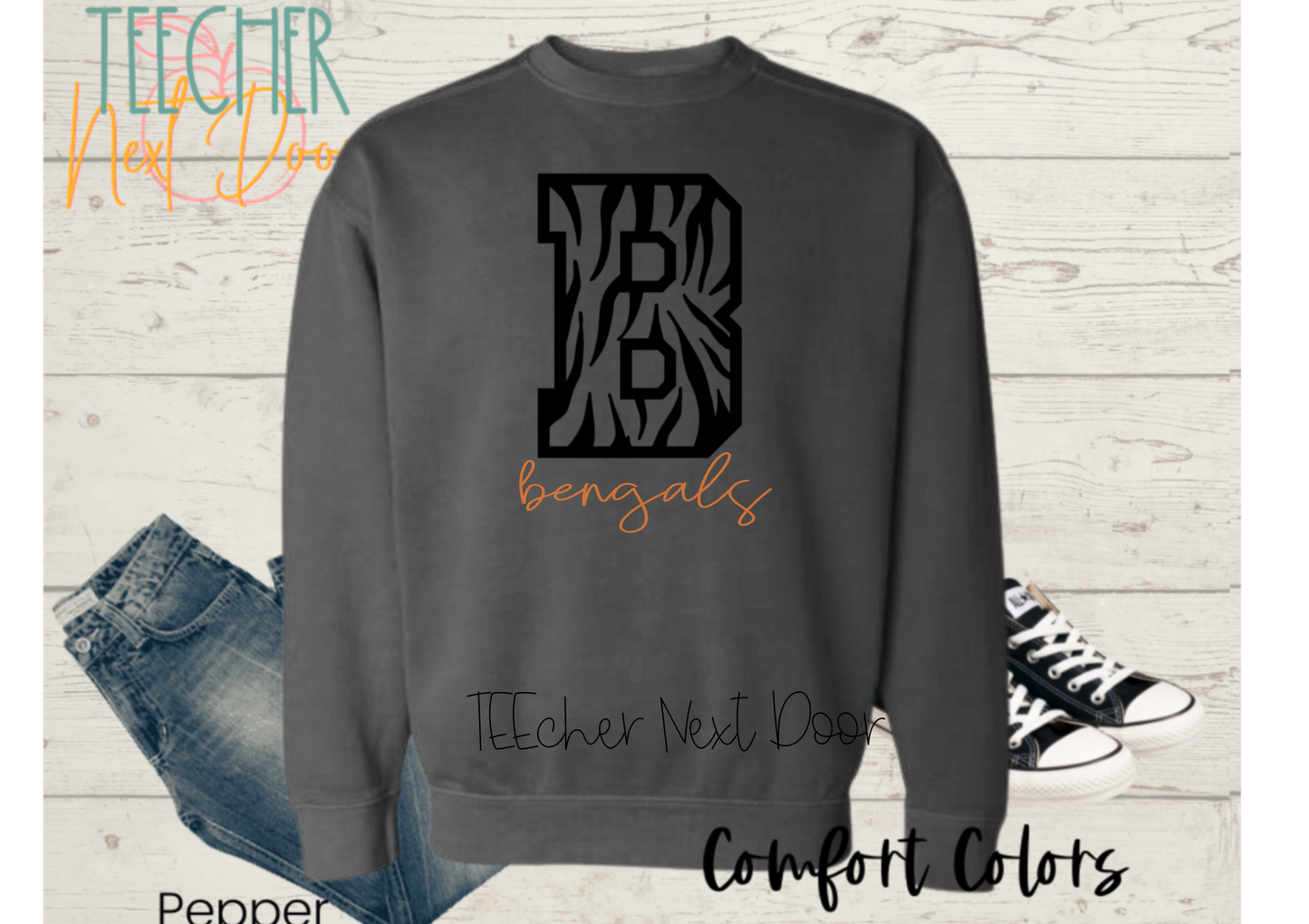EXCLUSIVE Bengals Varsity- Comfort Colors