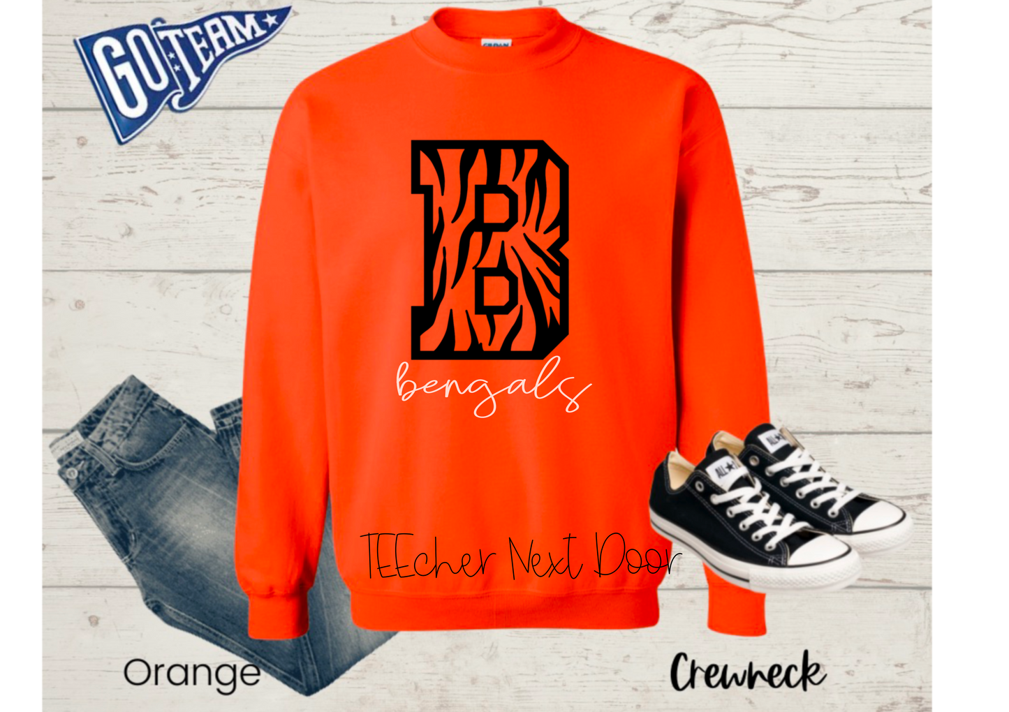 bengals crewneck sweatshirt