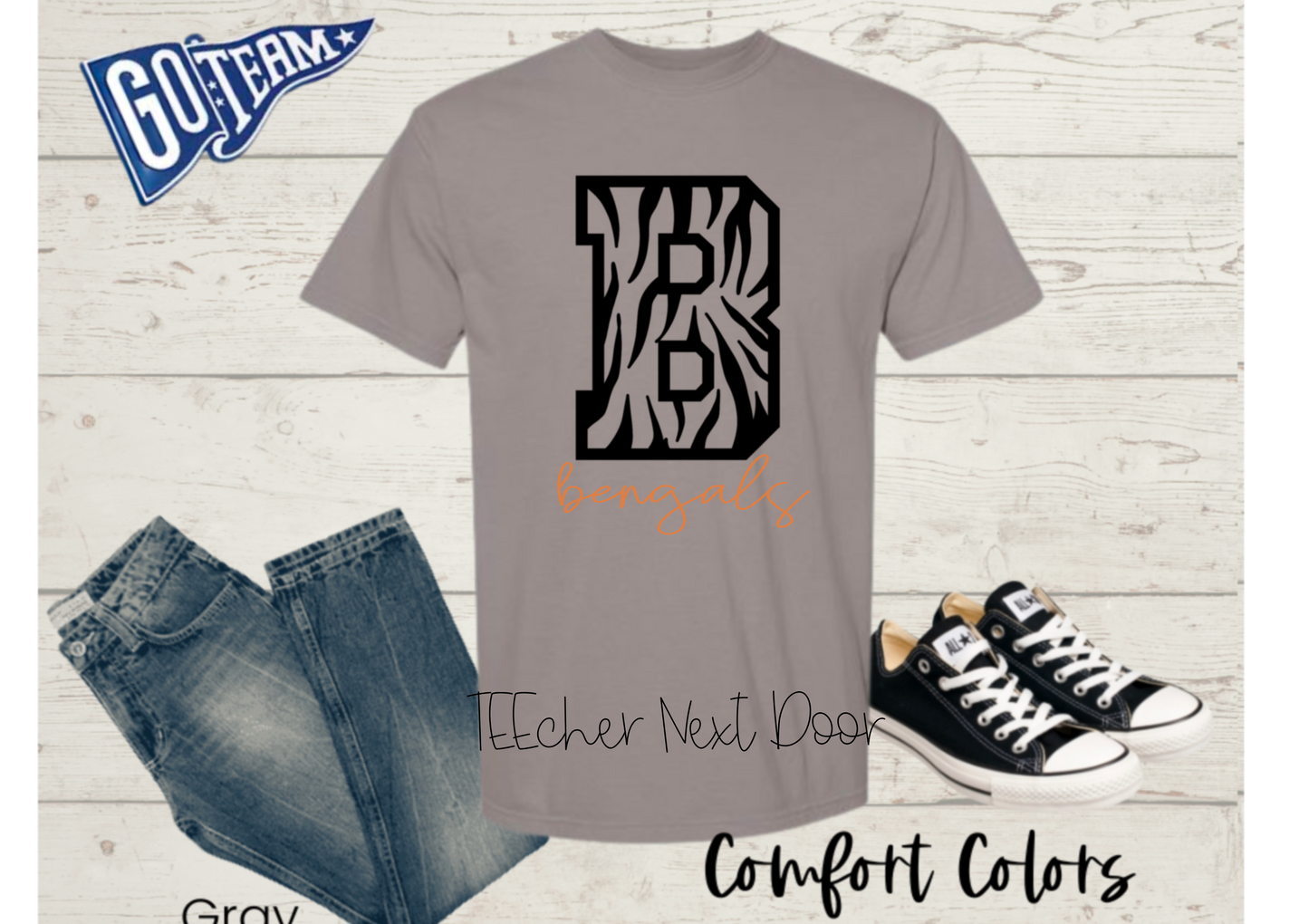 EXCLUSIVE Bengals Varsity- Comfort Colors